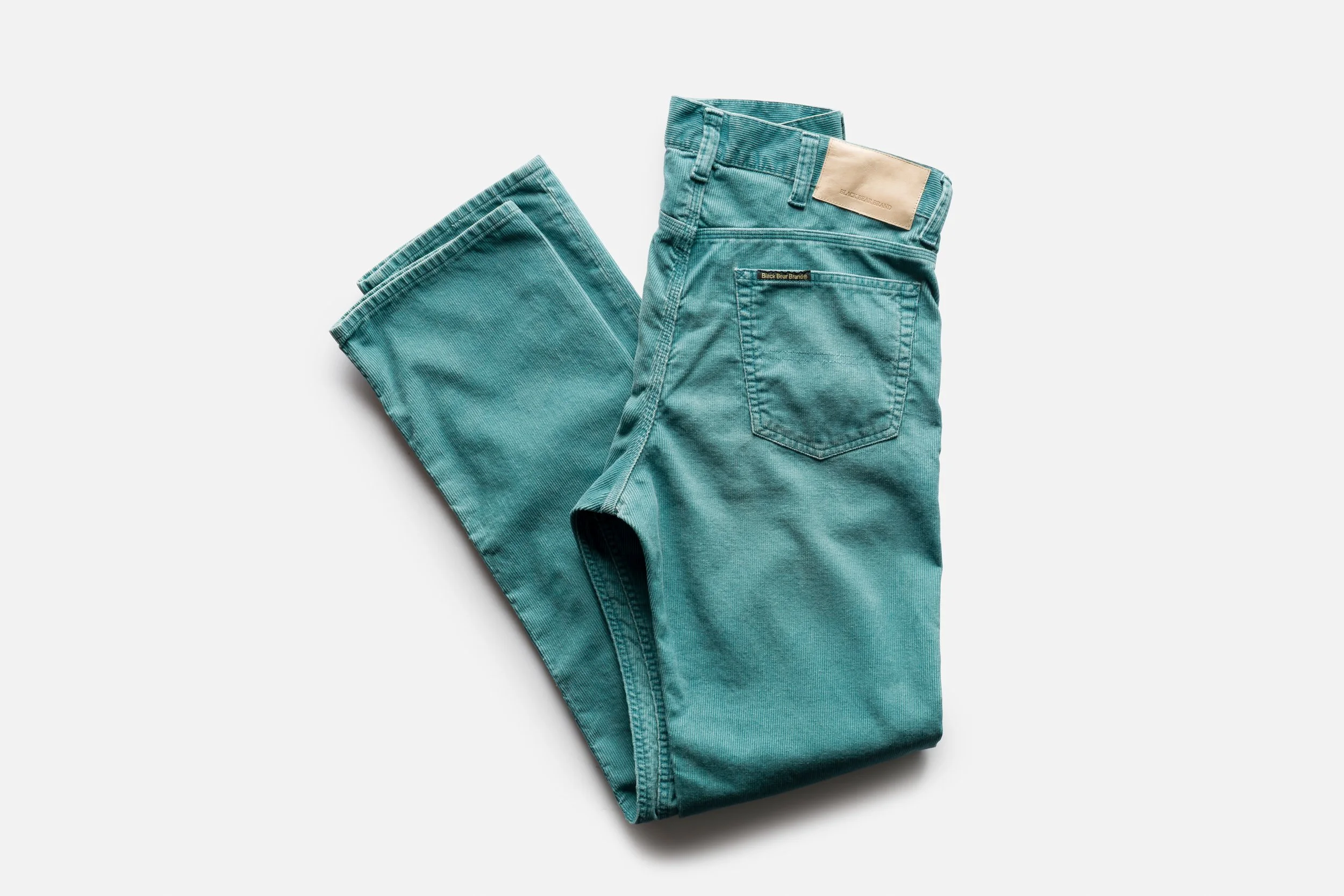 Black Bear Brand double front OCEAN Blue Cords