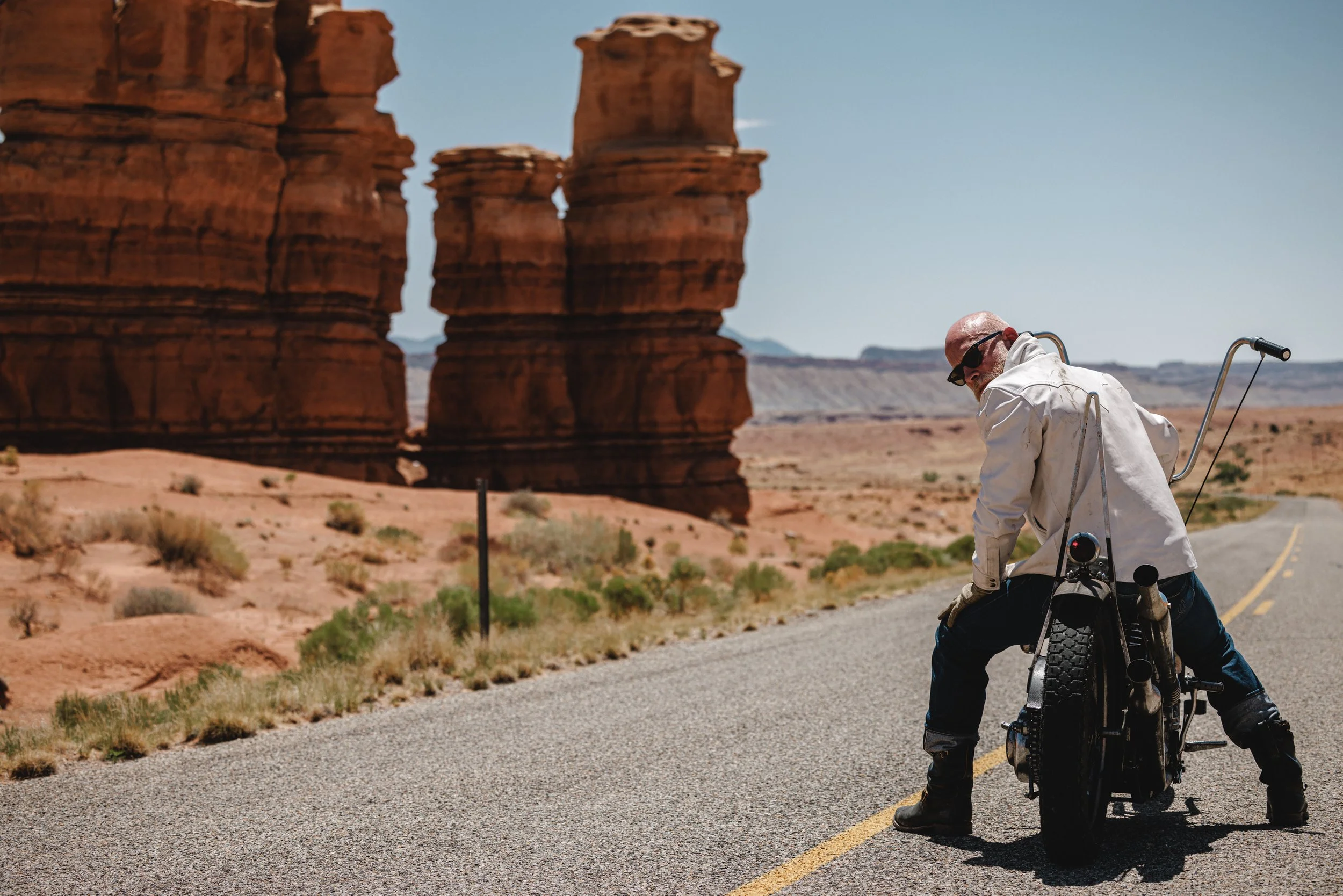 Black Bear Brand - Spirit Bear, GHOST White Western... Horween Horsehide Jacket