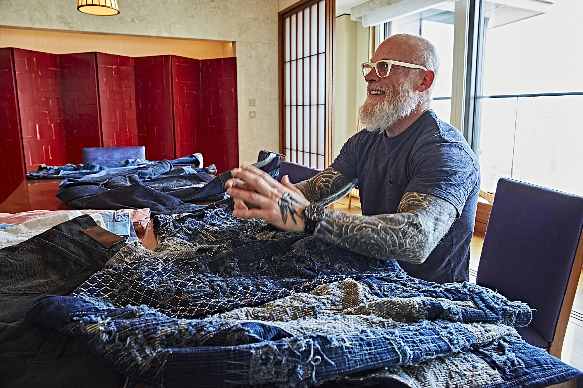 Black Bear Brand BORO Kung Fu Lounge Pants