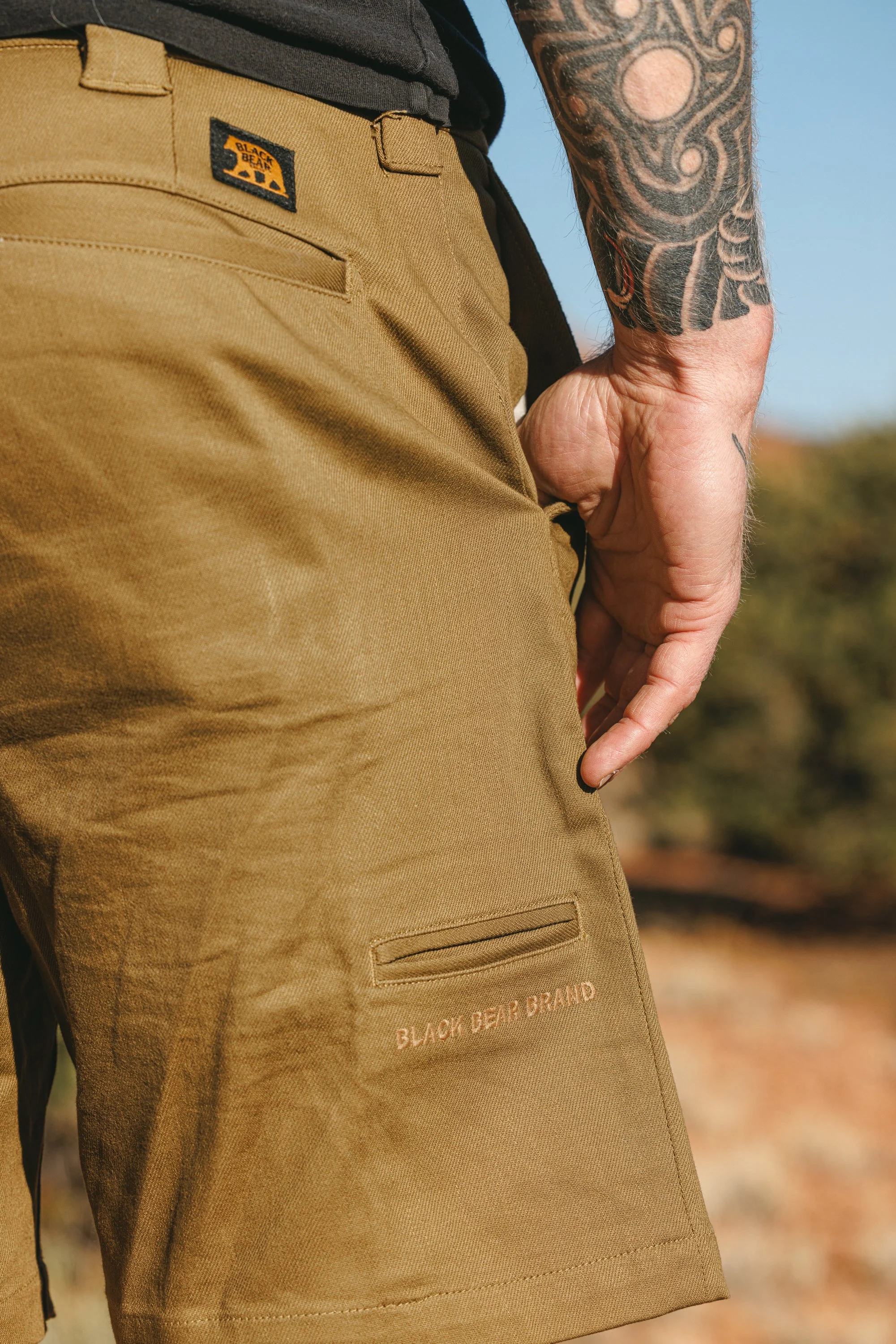 ARMY Black Bear Brand INFORMAL Shorts, skate shorts