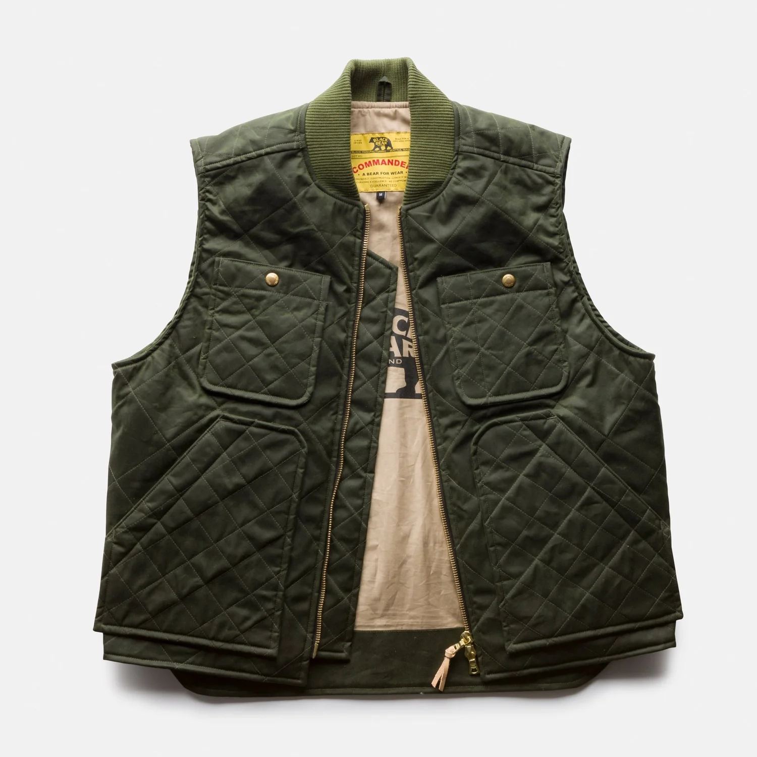 OUTSIDER collaboration Wax Canvas... Quilted by Hand - Ultimate Vest!