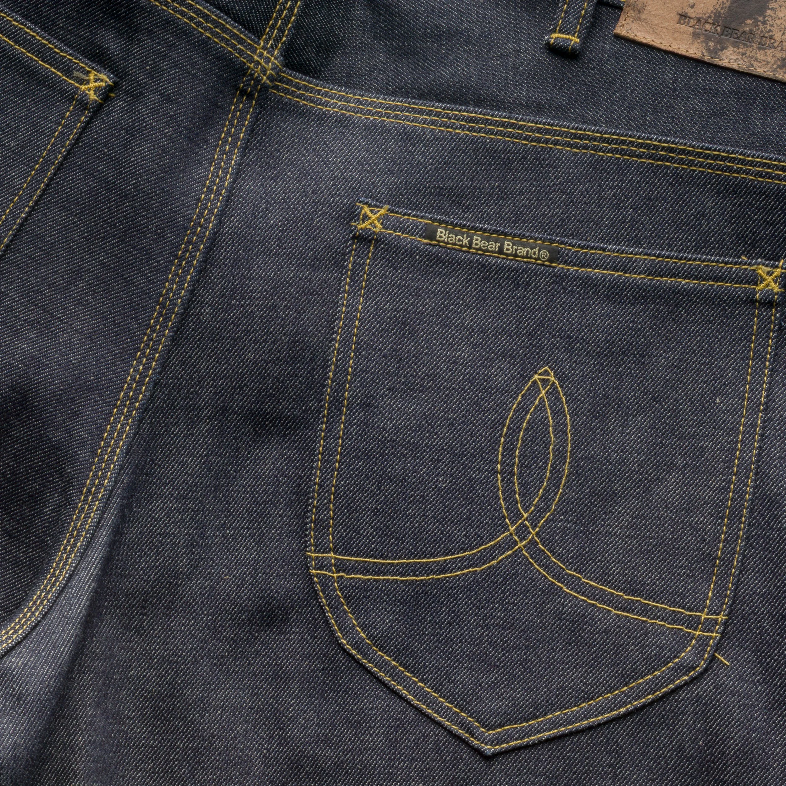 Limited Edition Black Bear Brand - HEAVEY button fly Cowboy Jeans