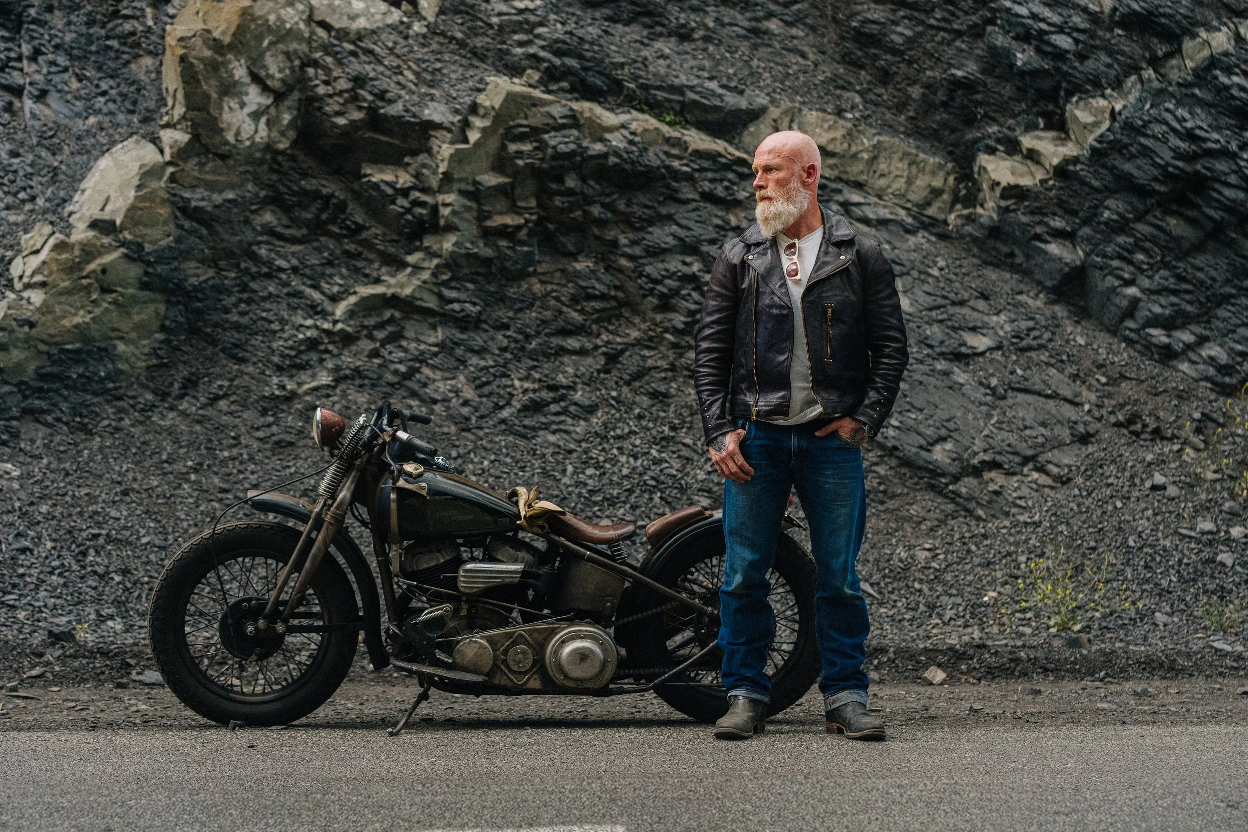 Black Bear Brand - Leathertogs 1933... the  pre-war Moto Jacket in Horween Horsehide