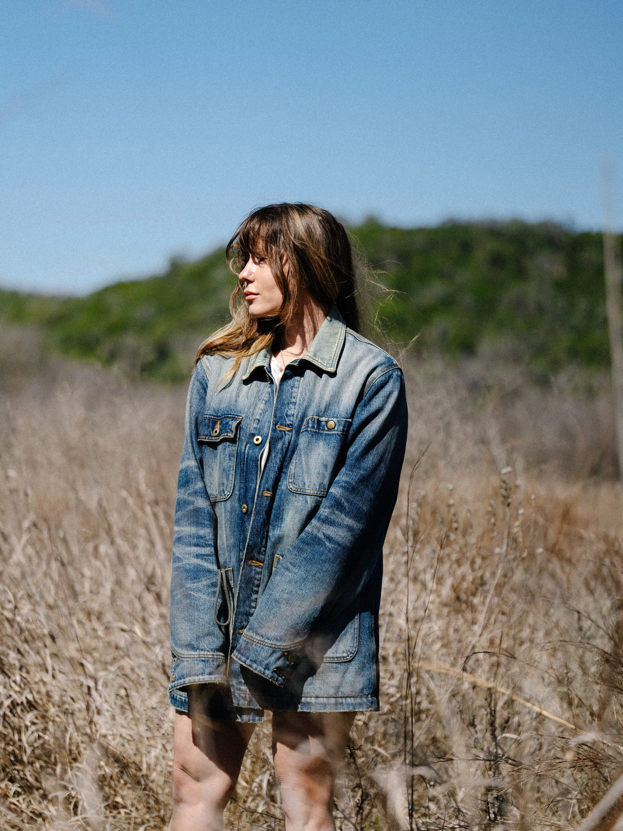 Black Bear Brand WINTER Washed Denim Chore Coat