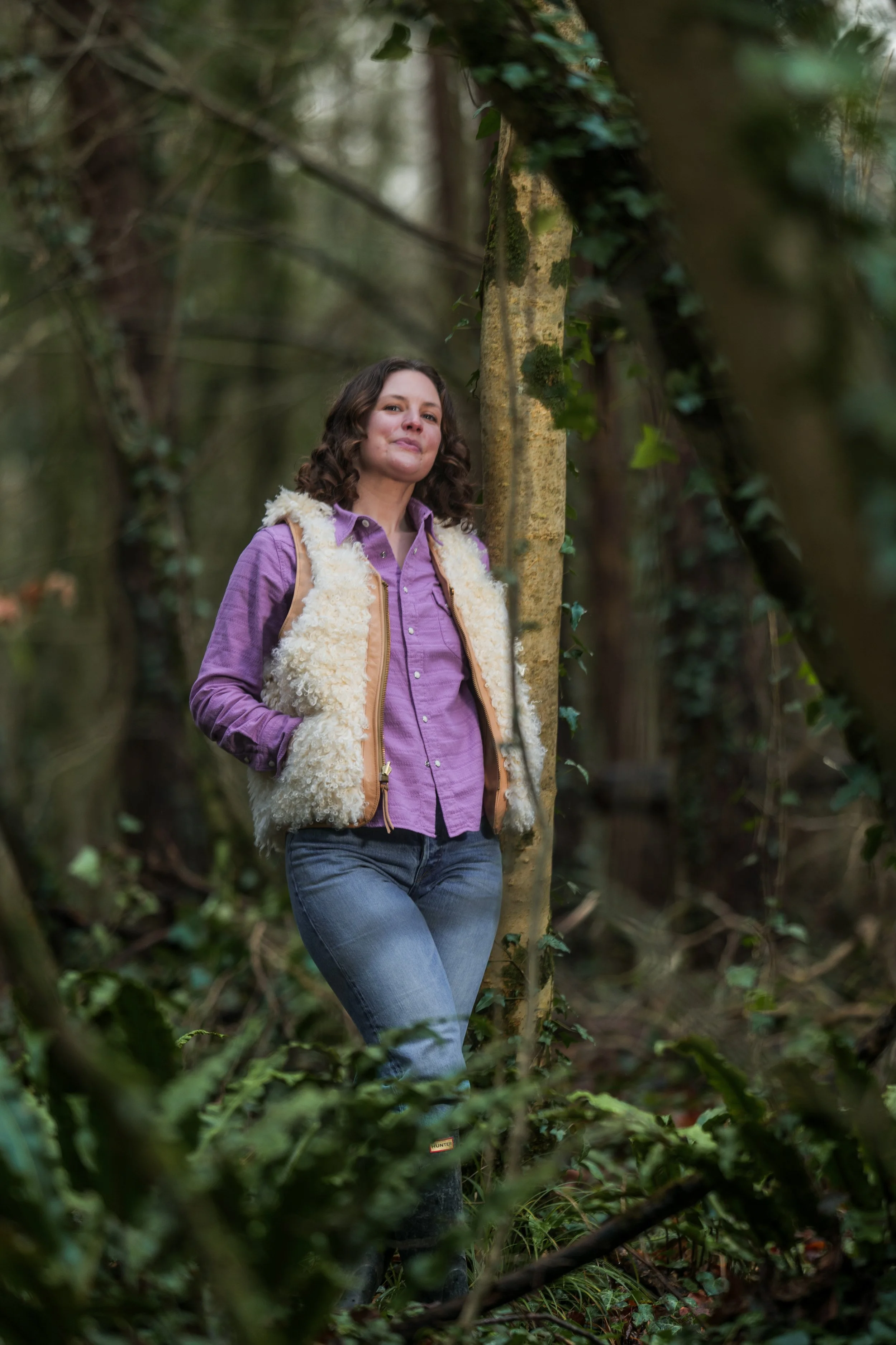 Black Bear Brand WOMAN - LAVENDER Embroidery... Western P-Snap Shirt