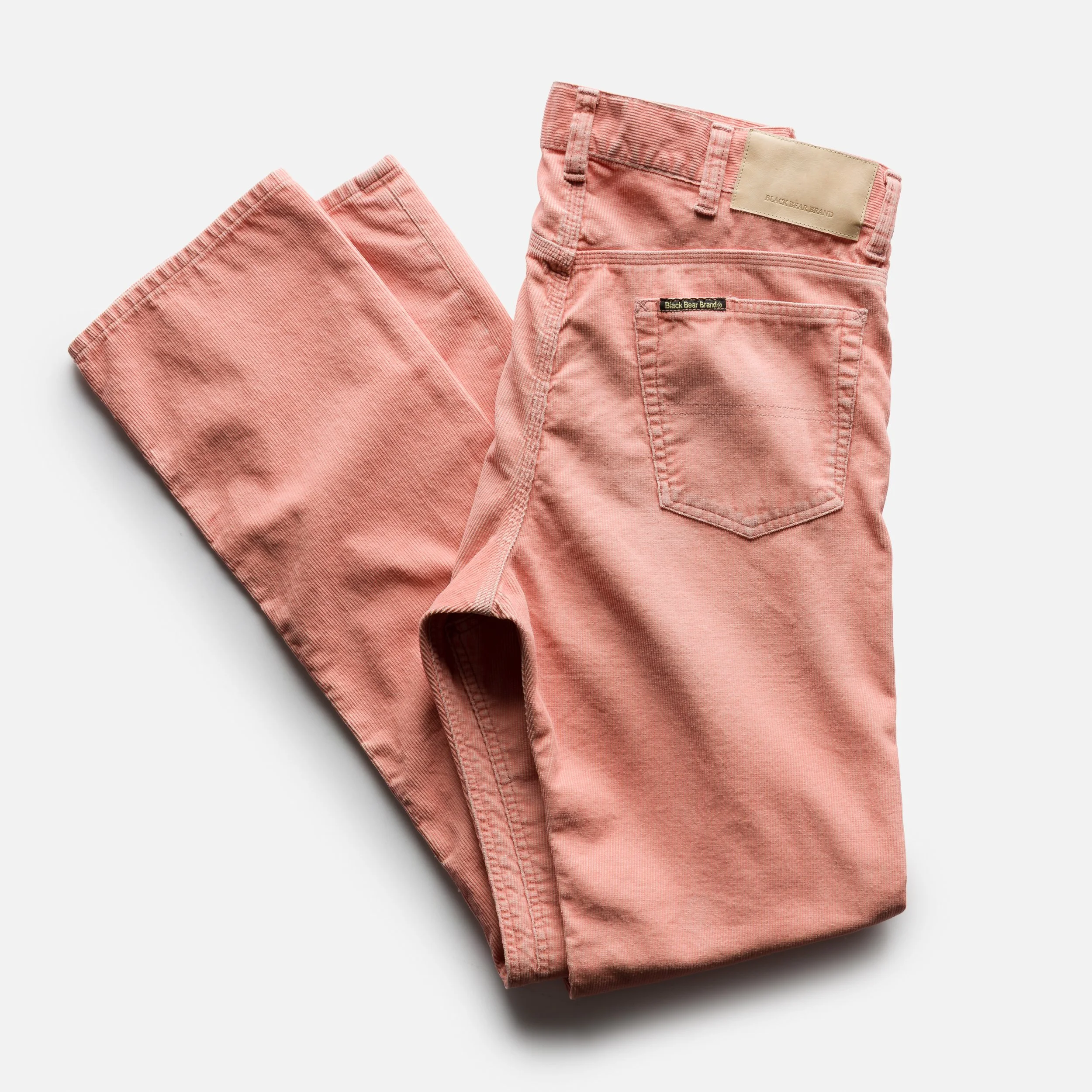 Black Bear Brand double front Vintage ROSE washed Cords