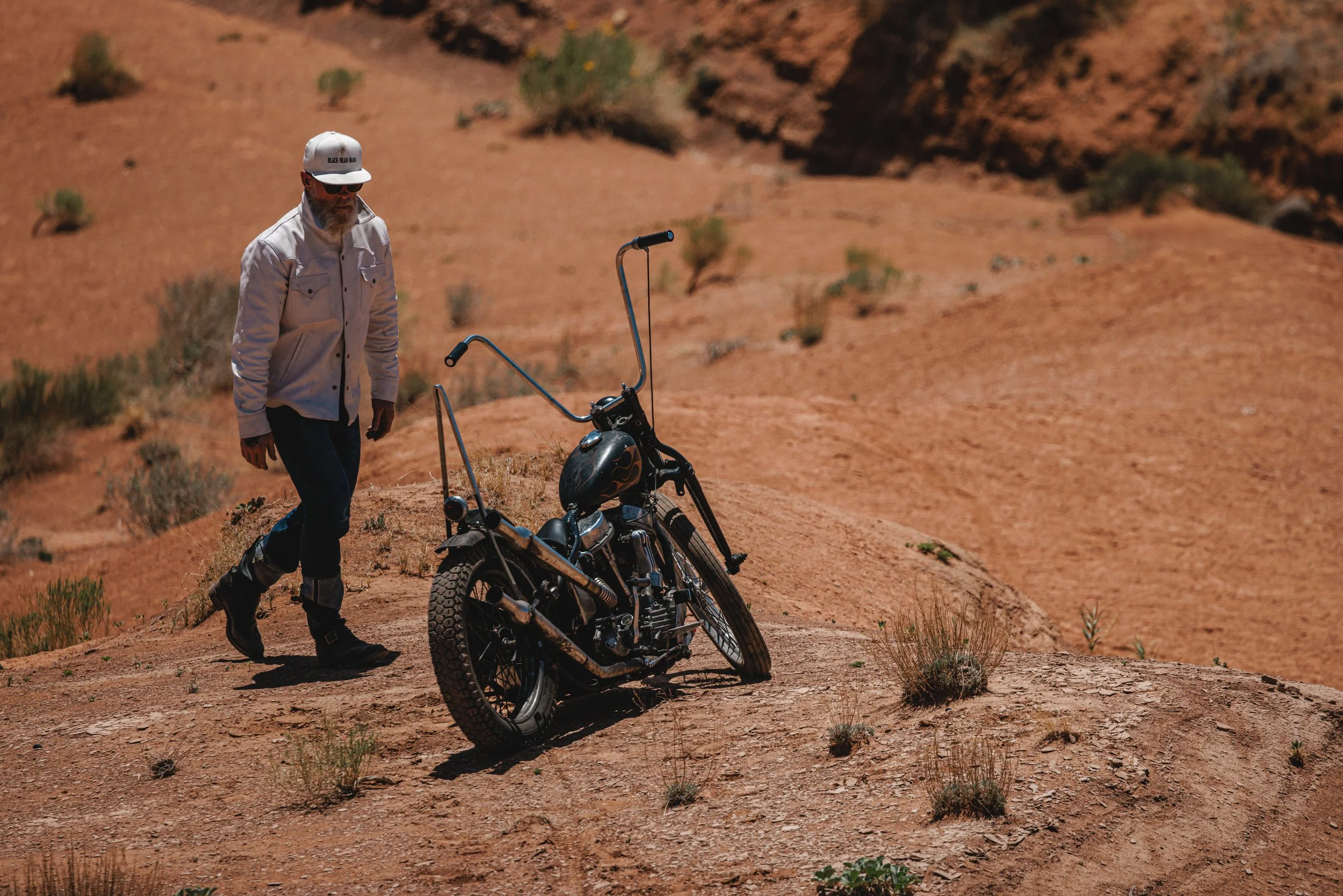 Black Bear Brand - Spirit Bear, GHOST White Western... Horween Horsehide Jacket