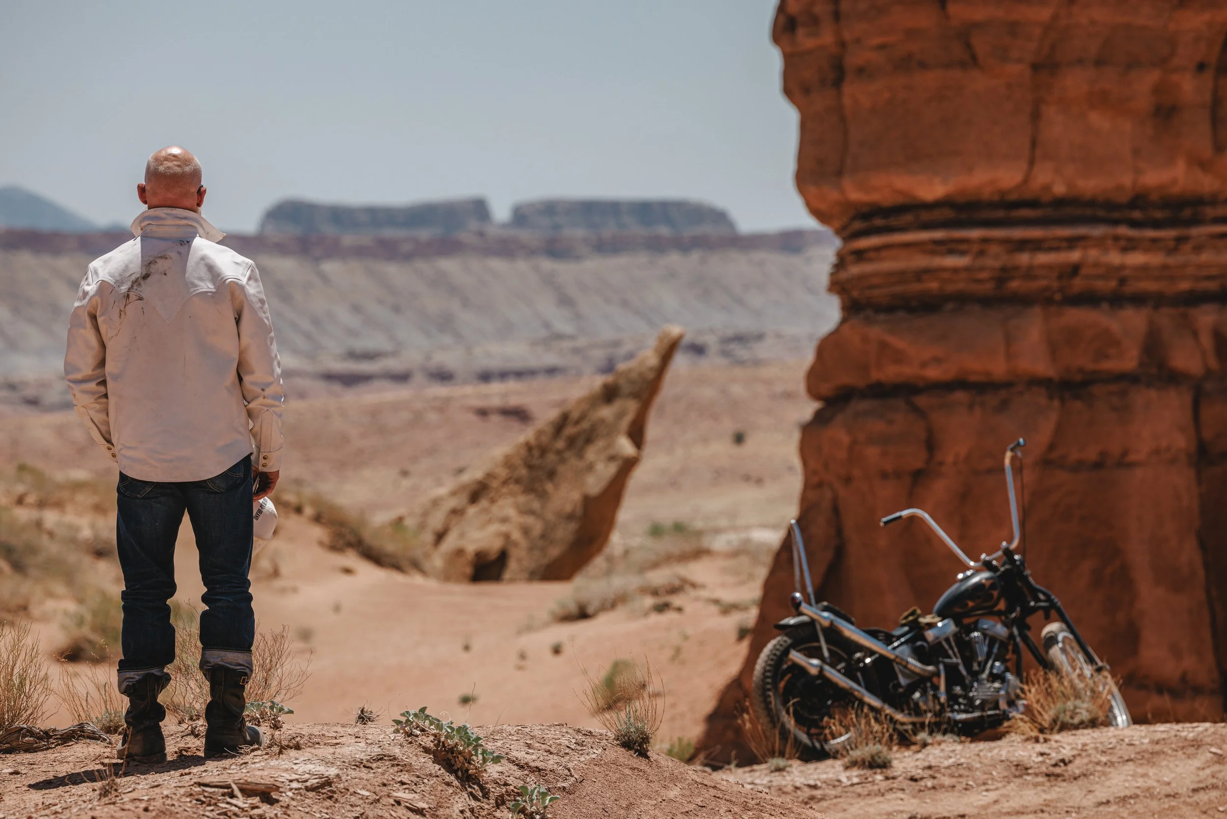 Black Bear Brand - Spirit Bear, GHOST White Western... Horween Horsehide Jacket