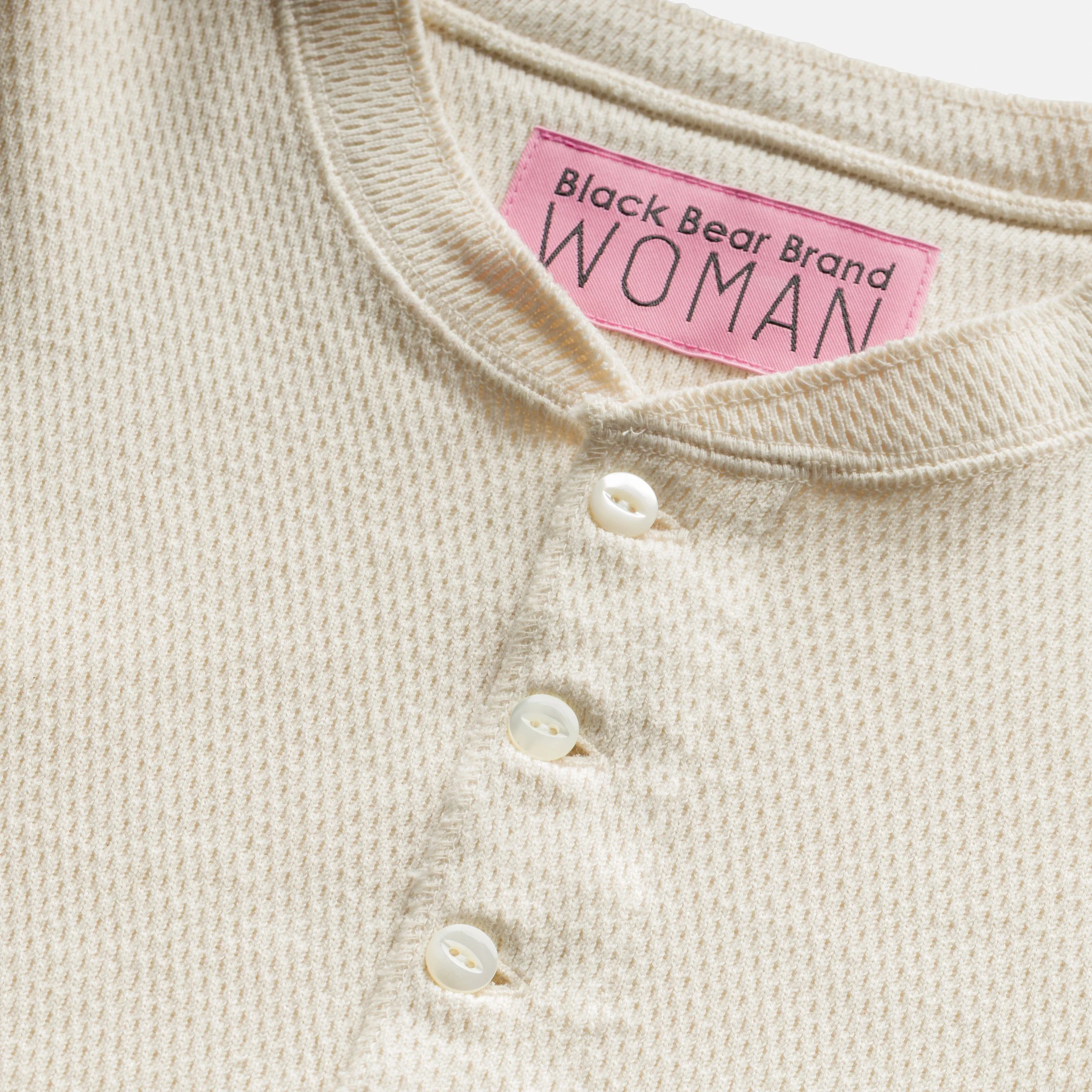 Black Bear Brand WOMAN - Japanese Cotton Thermal Henleys