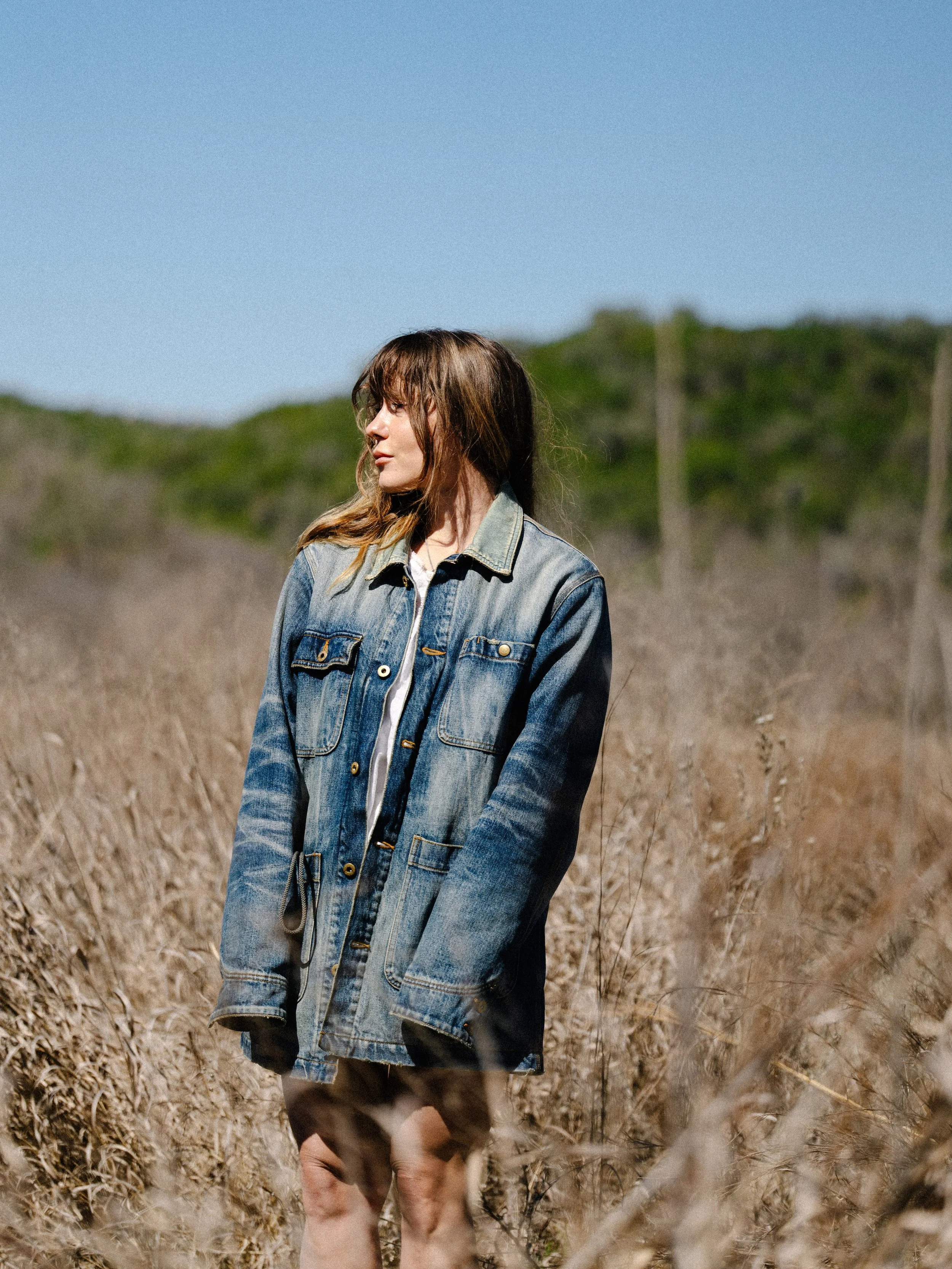 Black Bear Brand WINTER Washed Denim Chore Coat