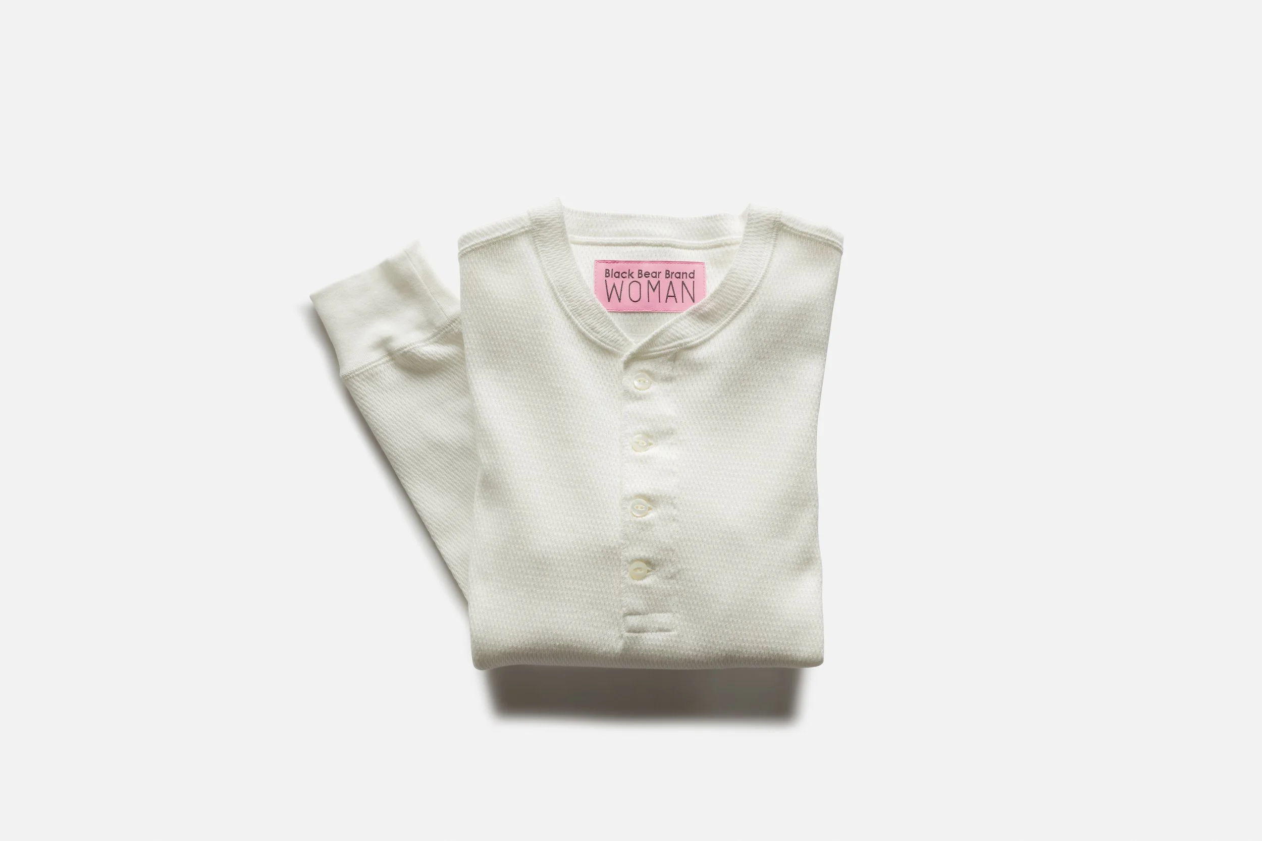 Black Bear Brand WOMAN - Japanese Cotton Thermal Henleys
