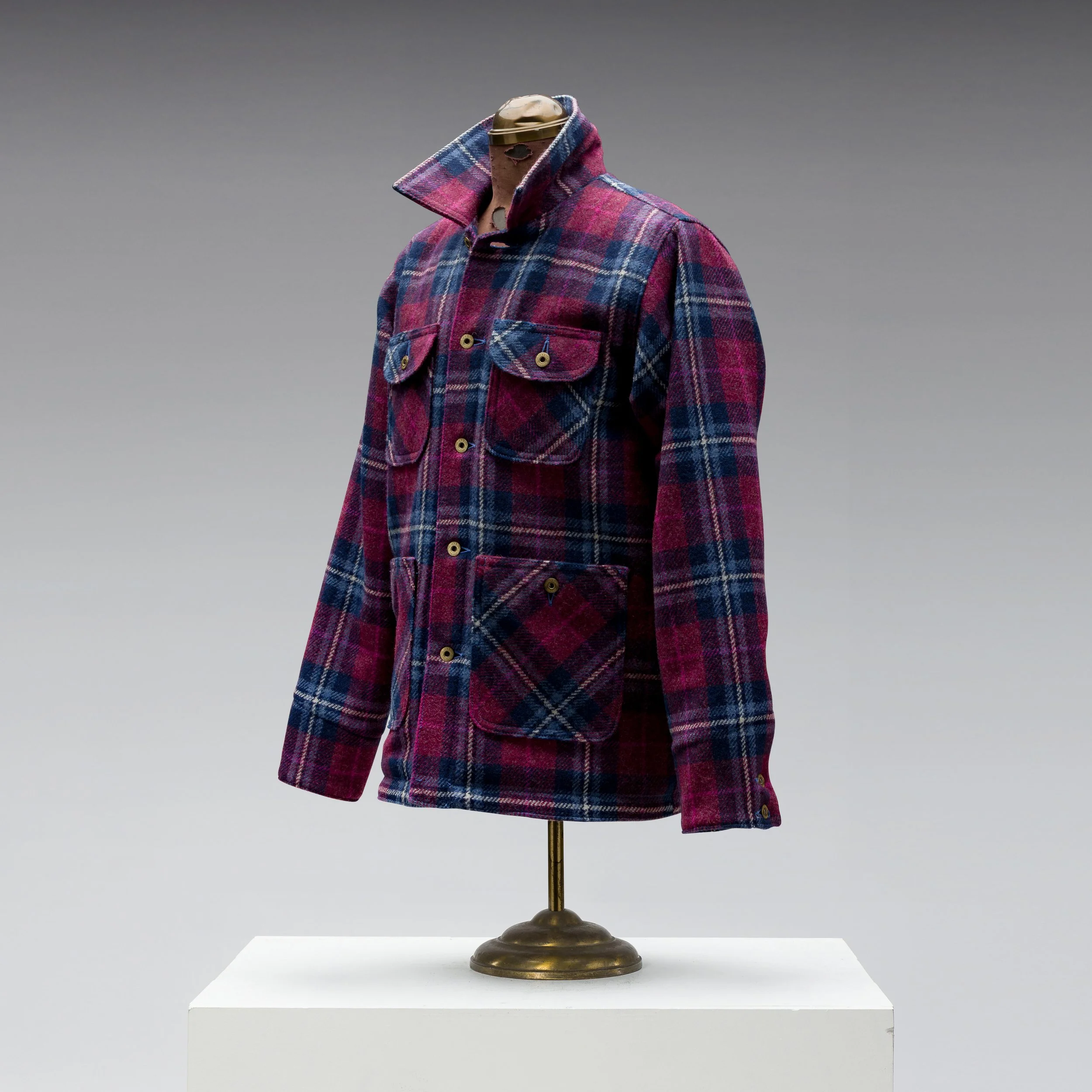 Black Bear Brand ULTIMATE WOOL Chore Coat - WILDFLOWER Harris Tweed product photo