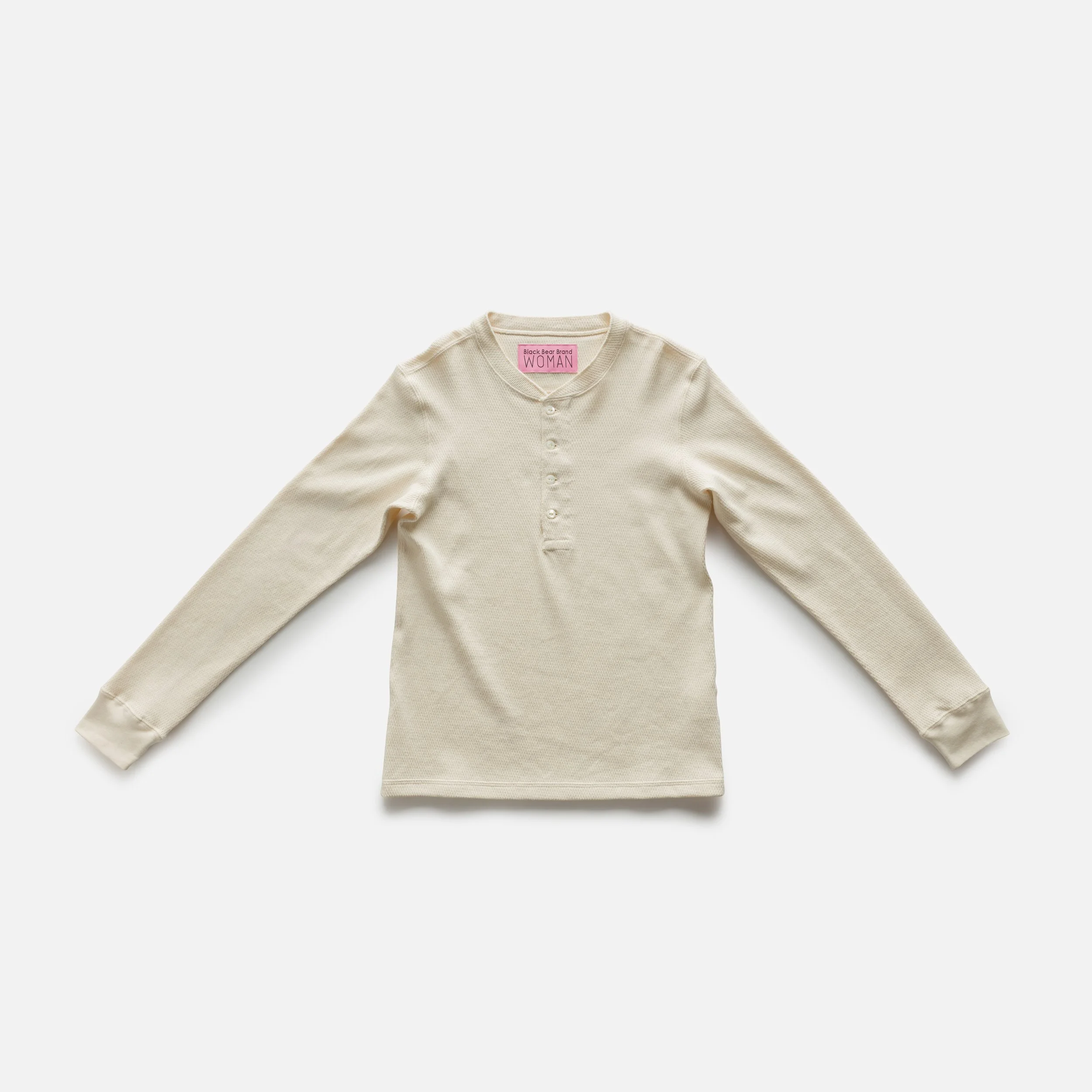 Black Bear Brand WOMAN - Japanese Cotton Thermal Henleys