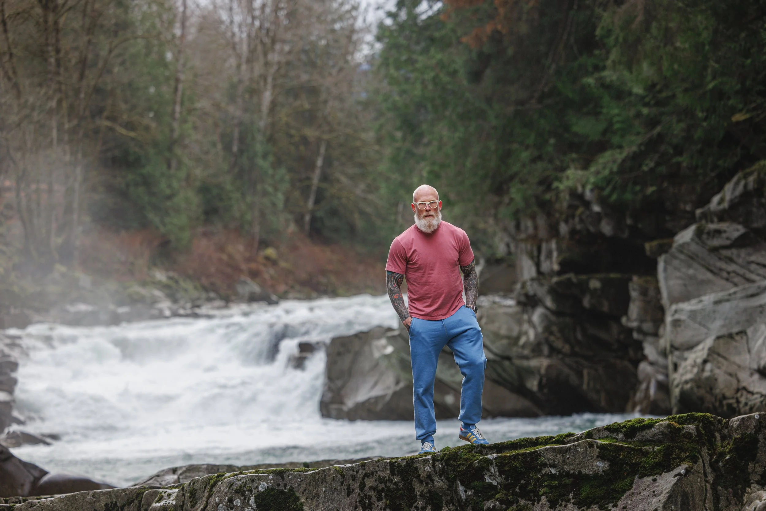 Black Bear Brand SOFTEST Vintage Rose ~ The Ultimate LIGHT Tee