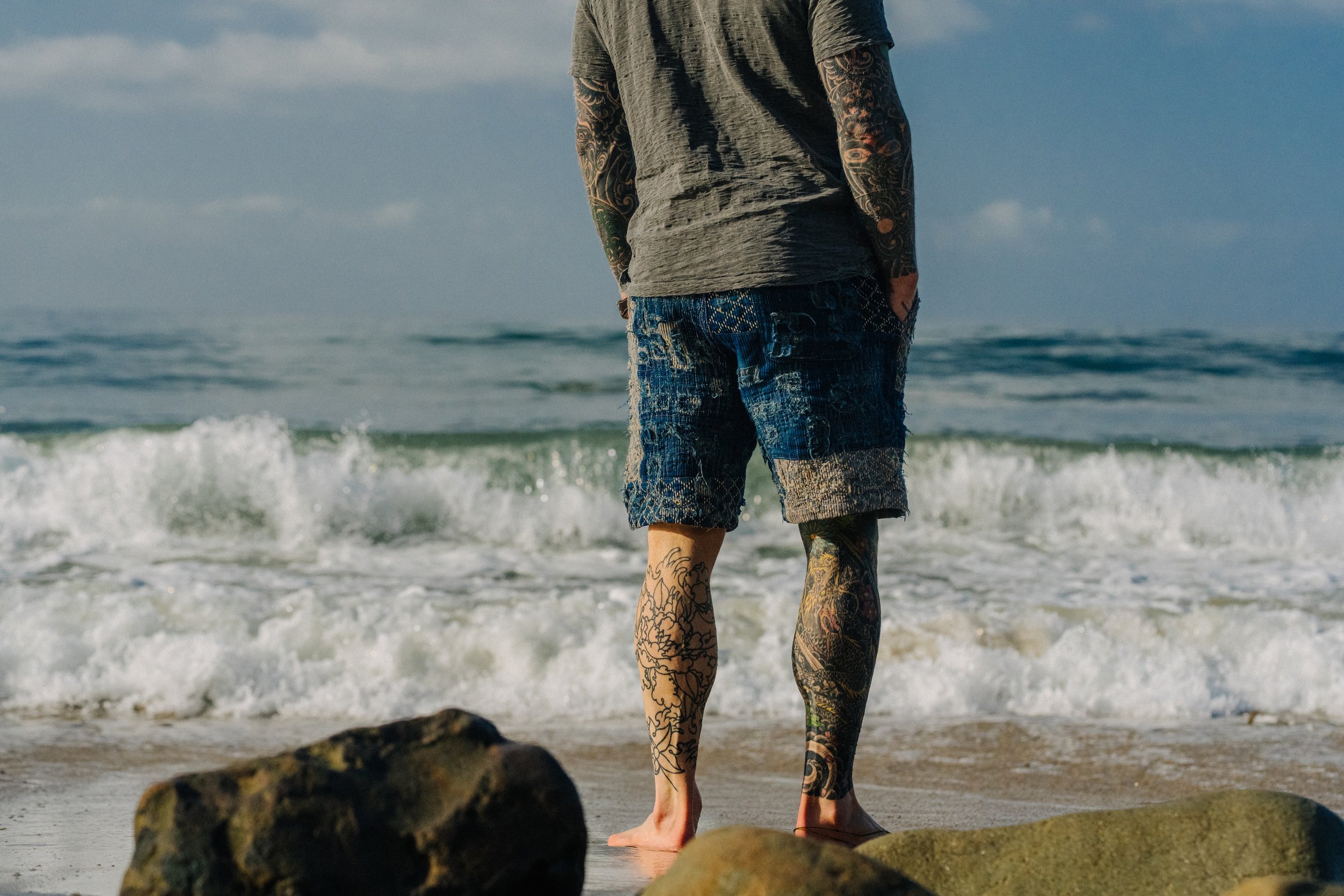 Black Bear Brand SLUB (CHARCOAL Garment Dyed) ~ The Ultimate Pocket Tee