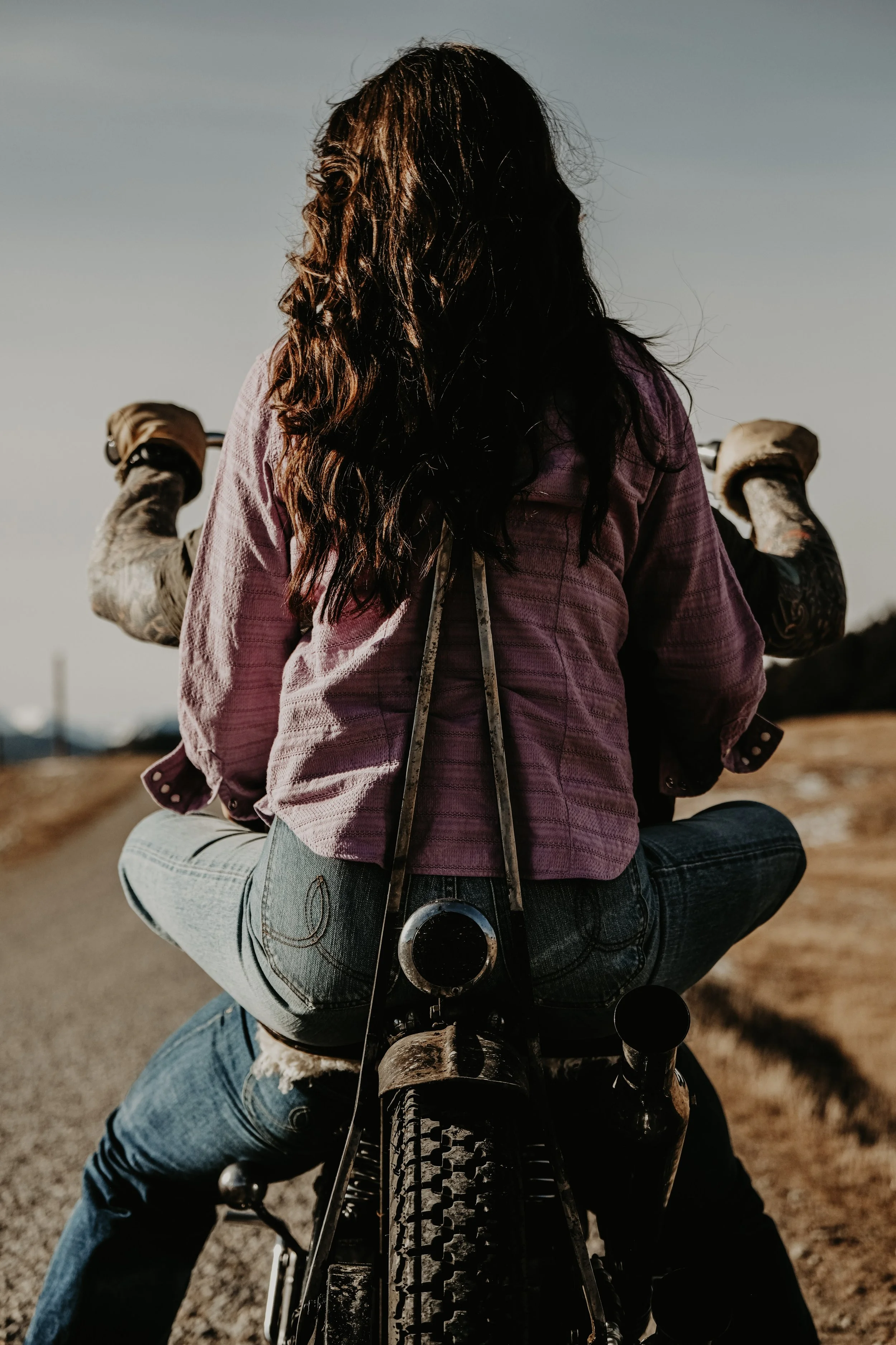 Black Bear Brand WOMAN - LAVENDER Embroidery... Western P-Snap Shirt