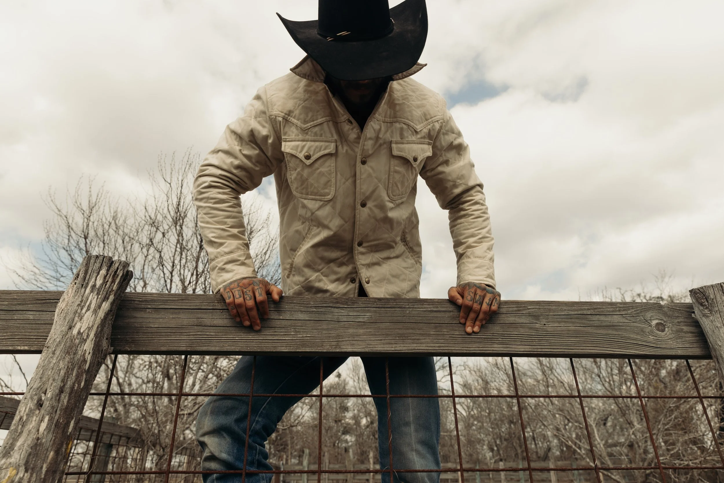 Black Bear Brand IVORY Wax Canvas Quilted by Hand Ultimate Jacket