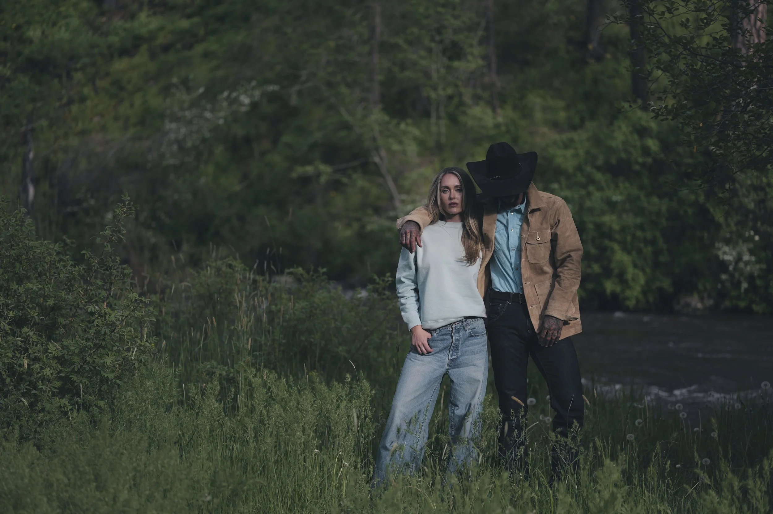 Black Bear Brand - Aged IVORY ROUGH-OUT Chore Coat (his & hers chore coat collection)