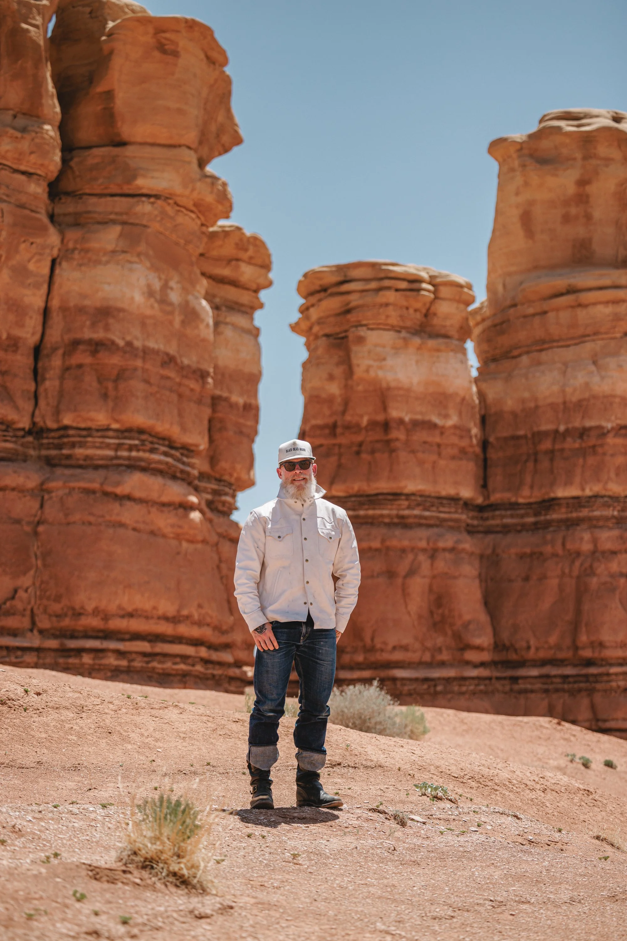 Black Bear Brand - Spirit Bear, GHOST White Western... Horween Horsehide Jacket