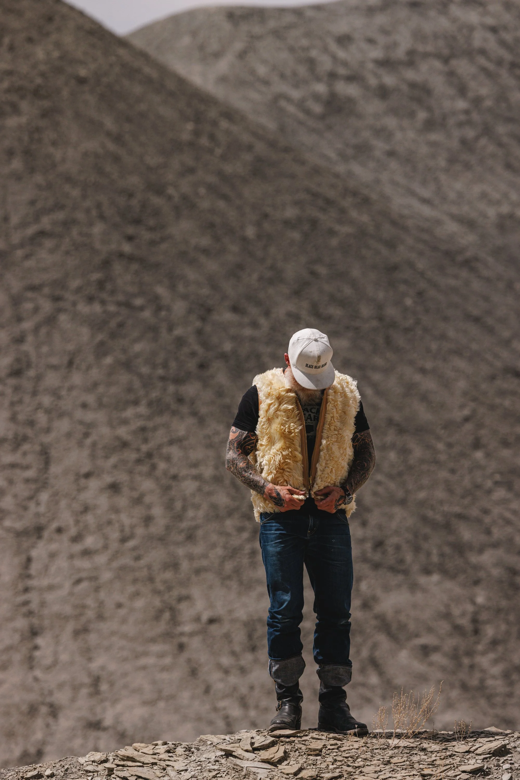 Black Bear Brand - IVORY Made in Japan BASEBALL Hat