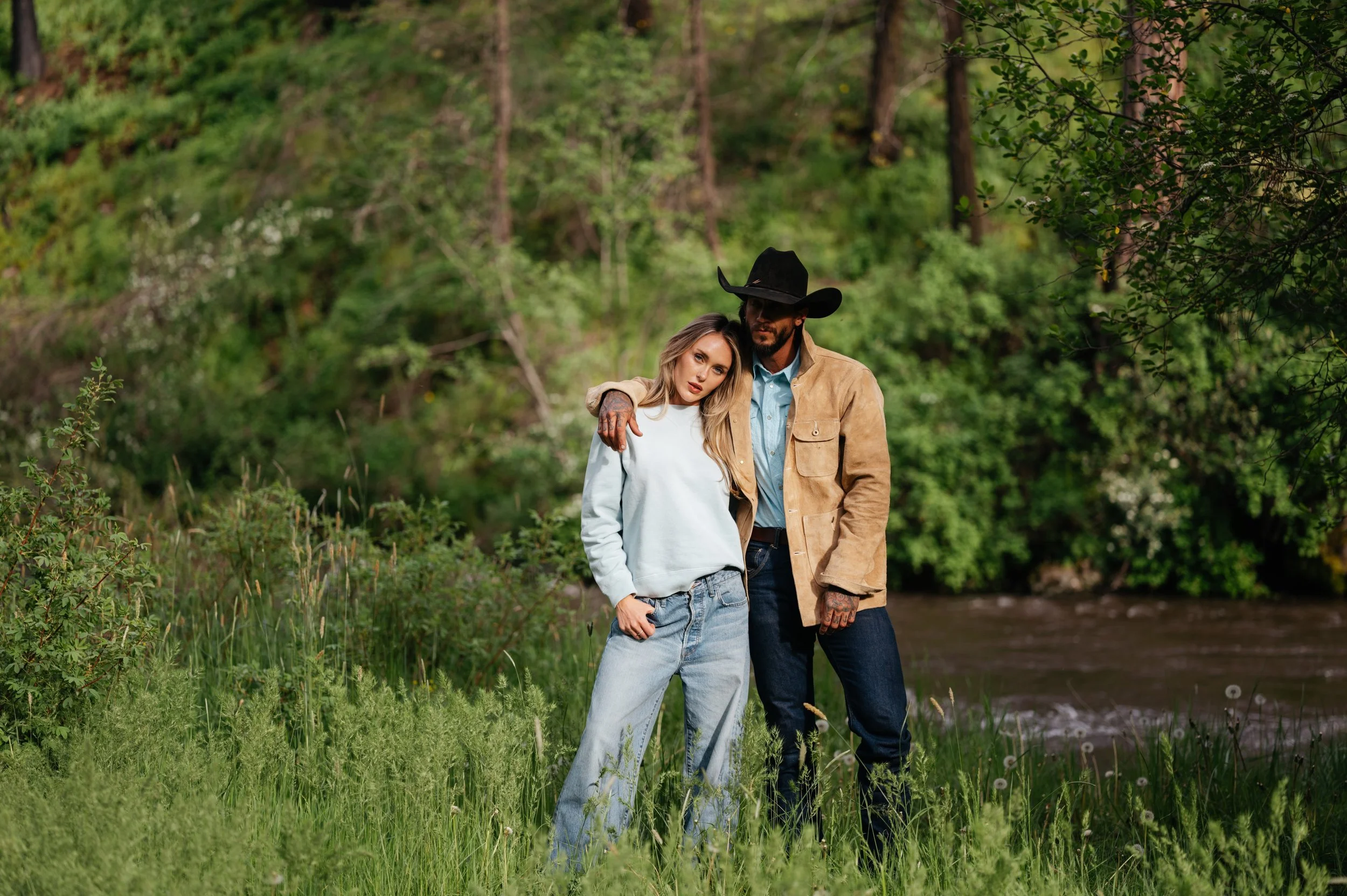 Black Bear Brand - Aged IVORY ROUGH-OUT Chore Coat