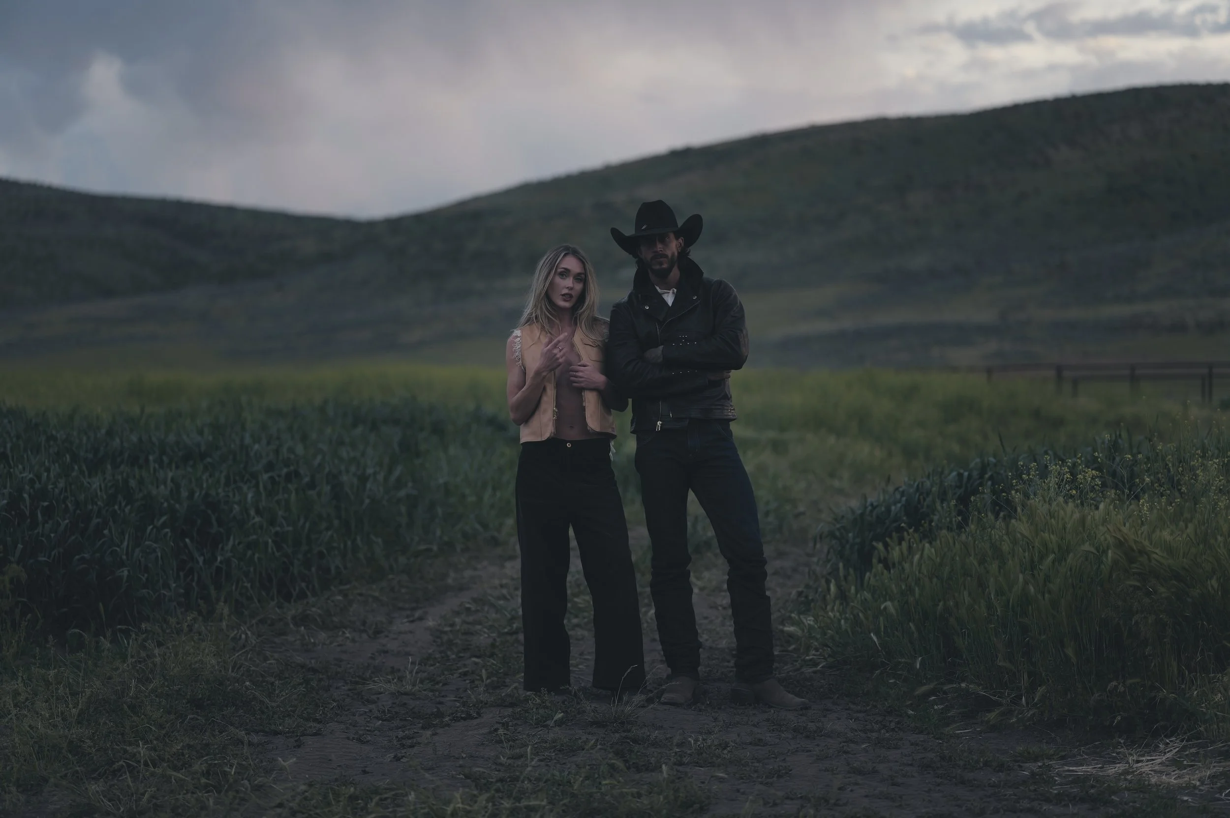 Black Bear Brand WOMAN - Long Curl Lambskin & Horween Horsehide... reversible Vest