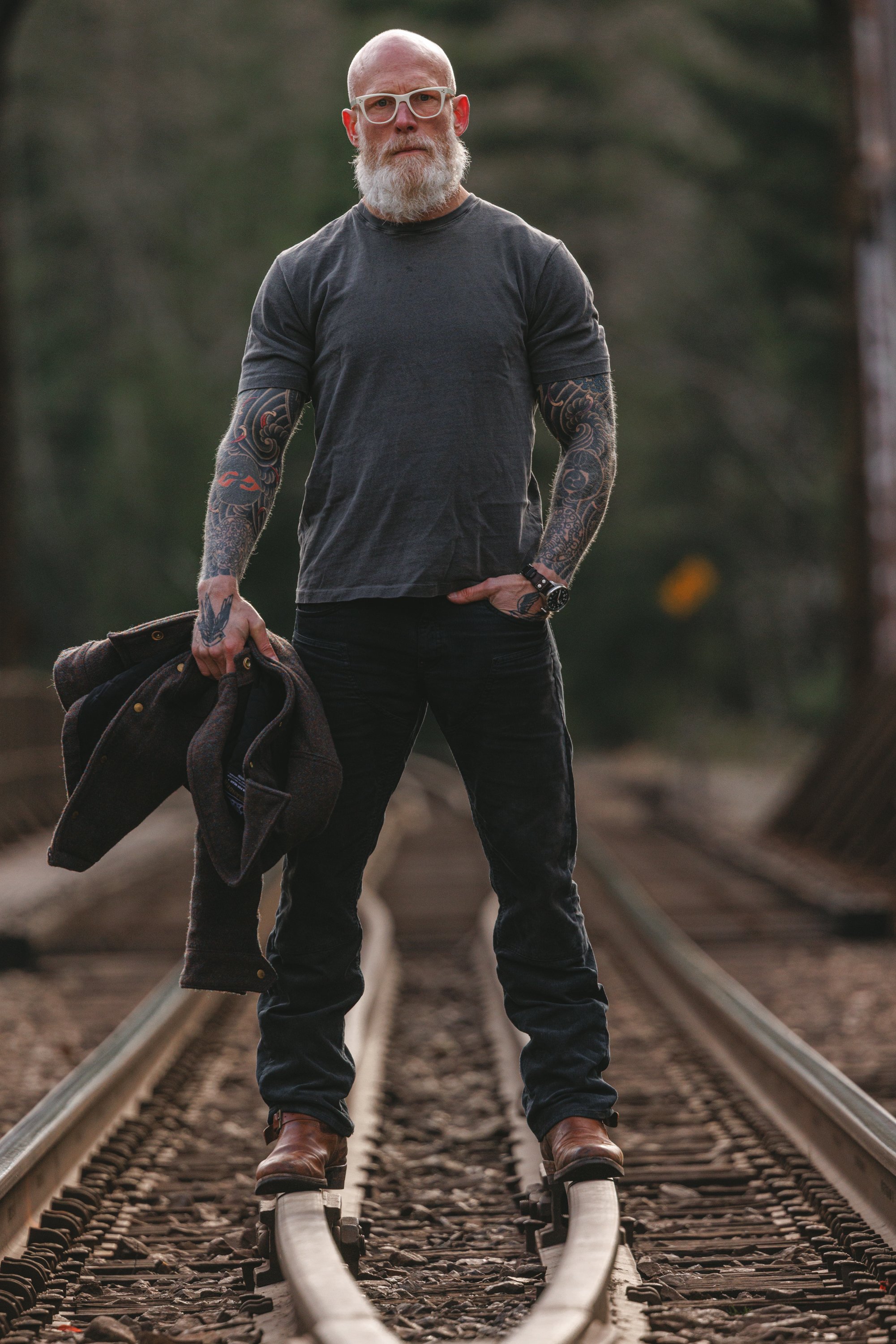 Black Bear Brand HEAVIEST Charcoal ~ The Ultimate HEAVY Tee