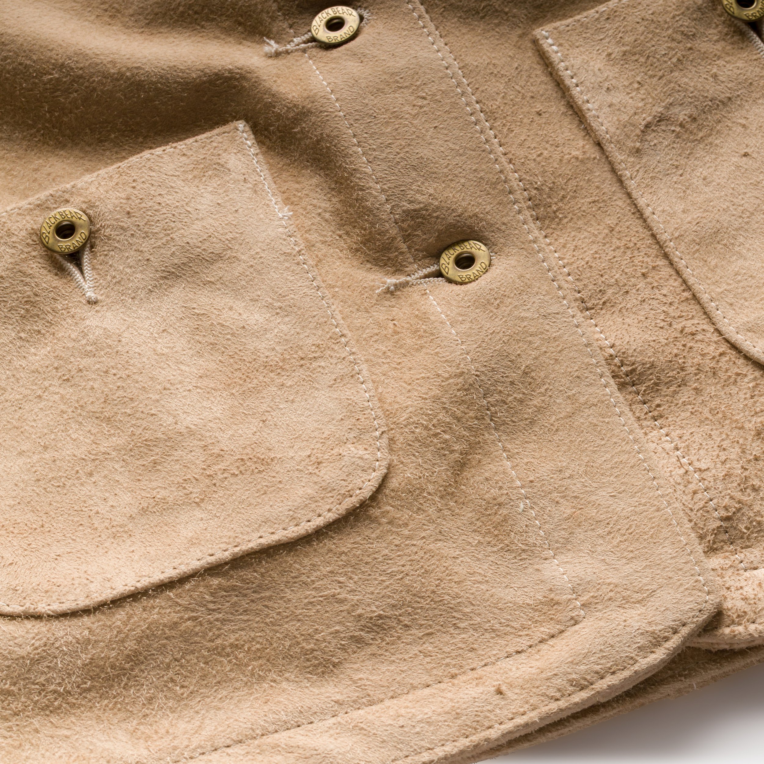 Black Bear Brand WOMAN - IVORY ROUGH-OUT Chore Coat, the his & her chore collection