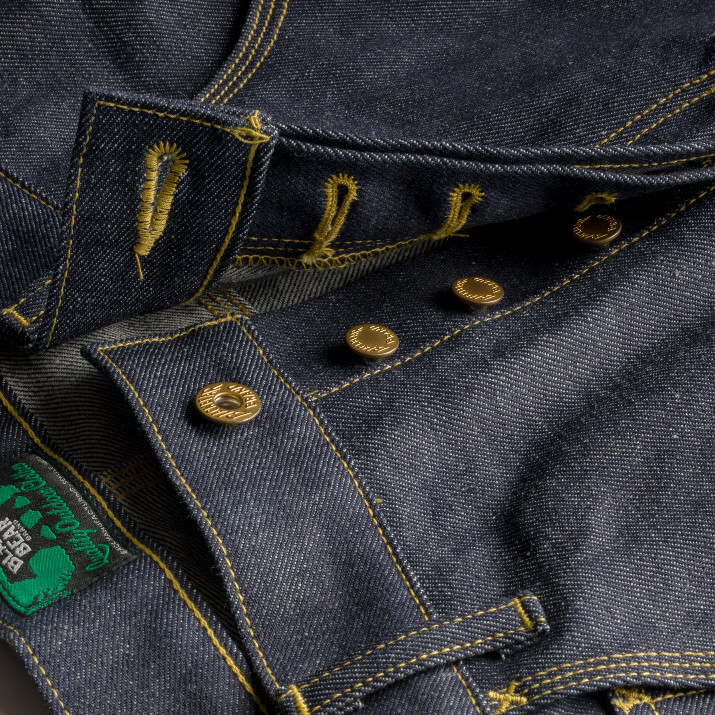 Limited Edition Black Bear Brand - HEAVEY button fly Cowboy Jeans
