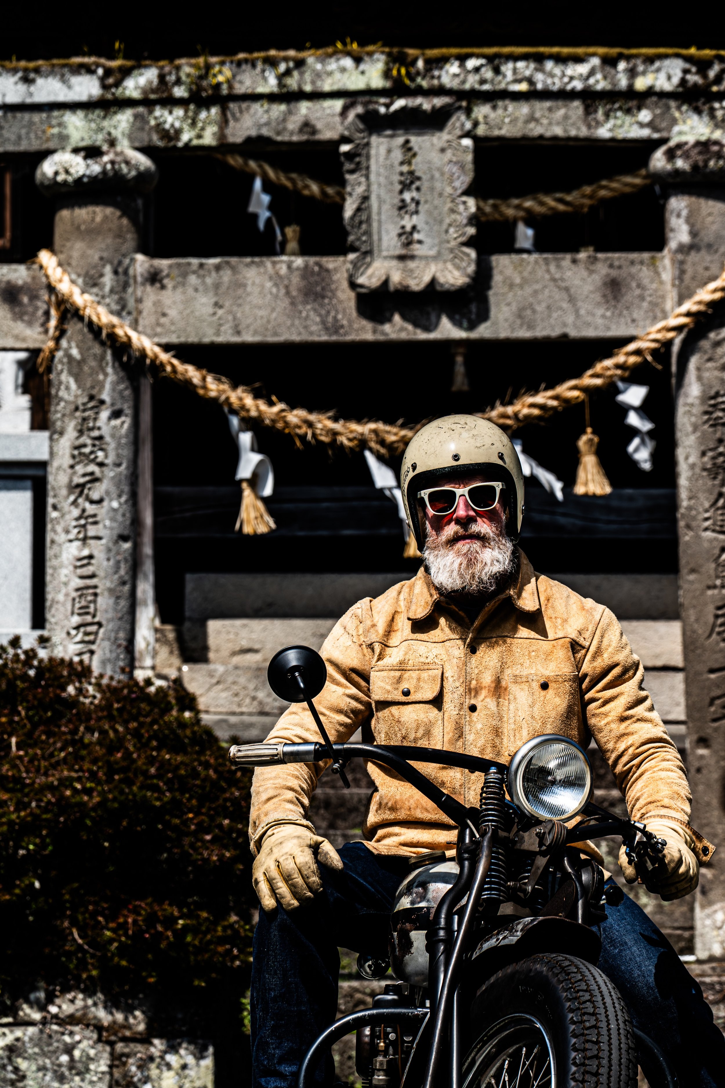 Black Bear Brand Rough-RIDER Natural Horsehide RoughOut Western OVER-Shirt