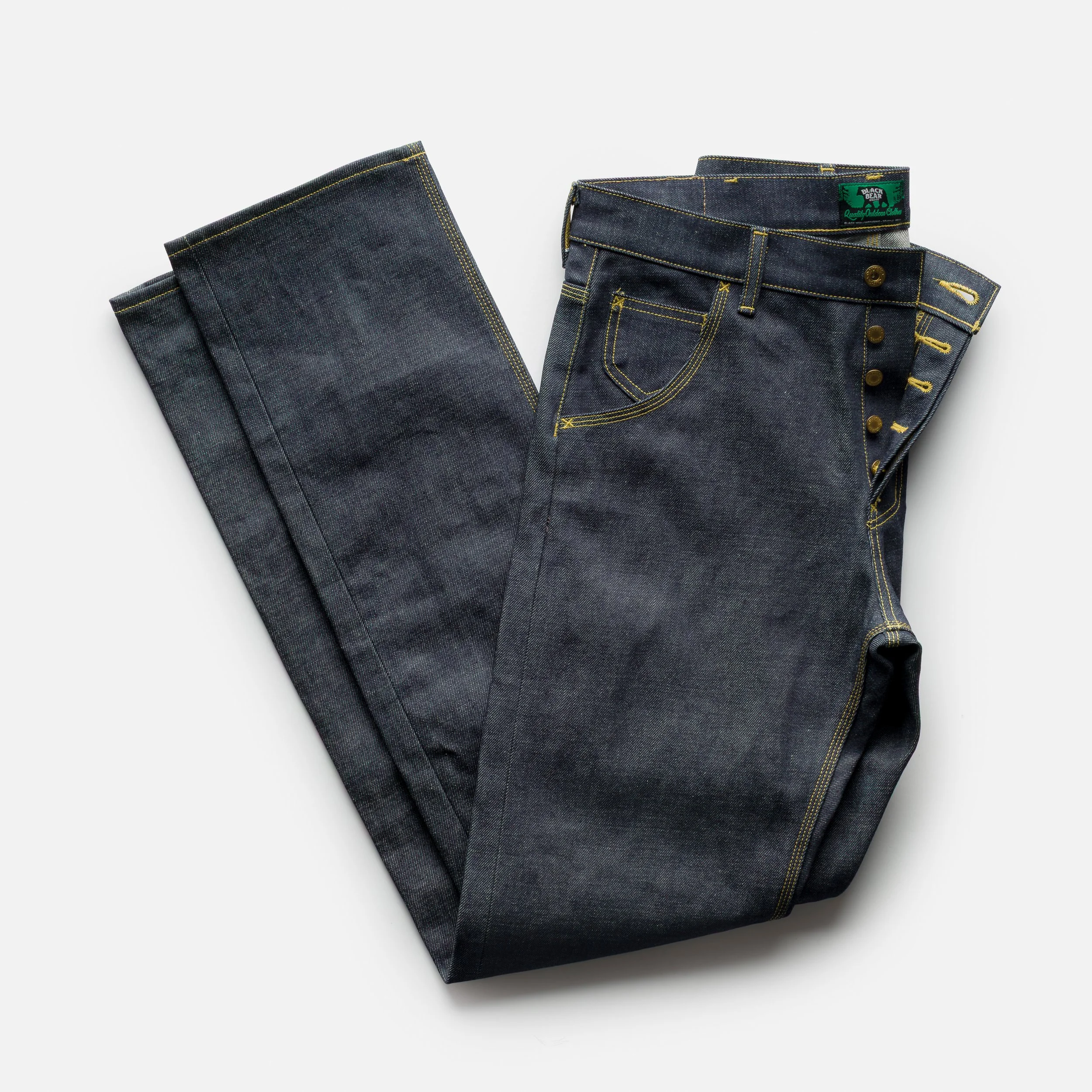 Limited Edition Black Bear Brand - HEAVEY button fly Cowboy Jeans