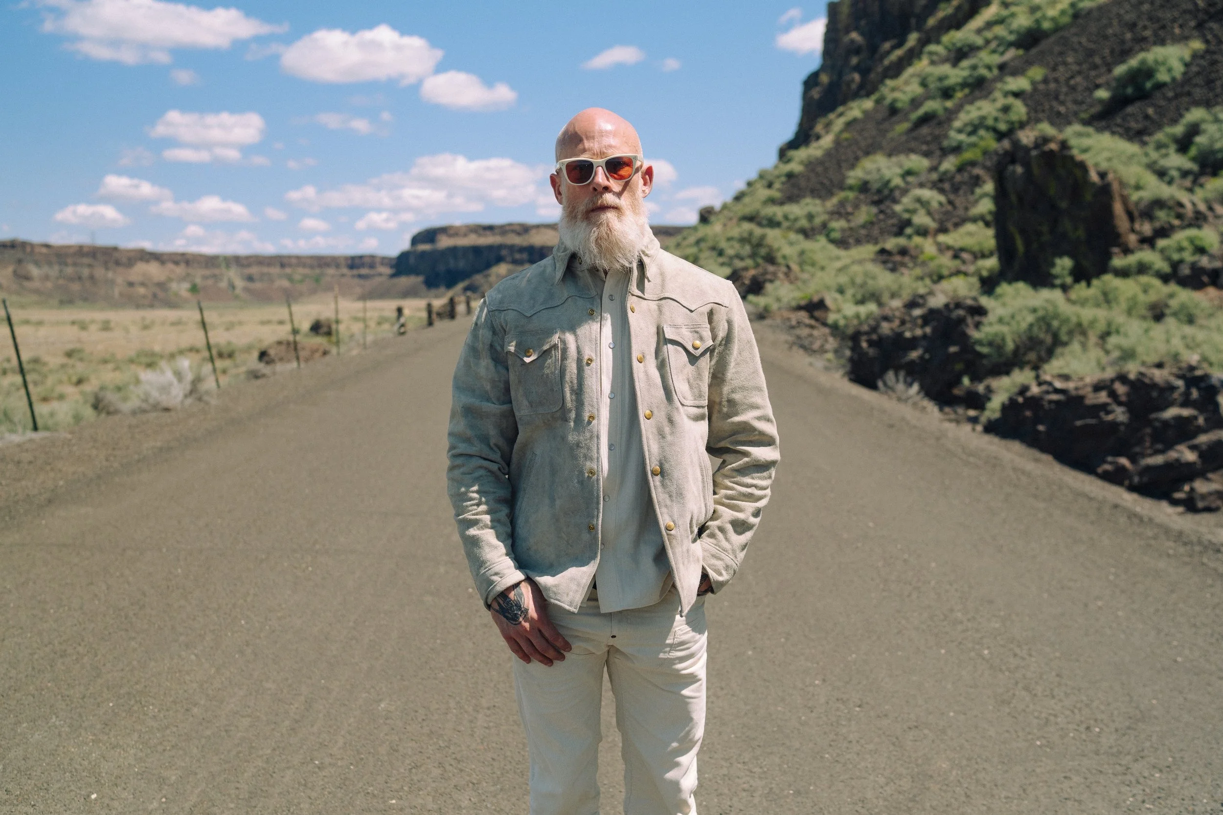 Black Bear Brand - Vintage NATURAL... Western P-Snap Shirt