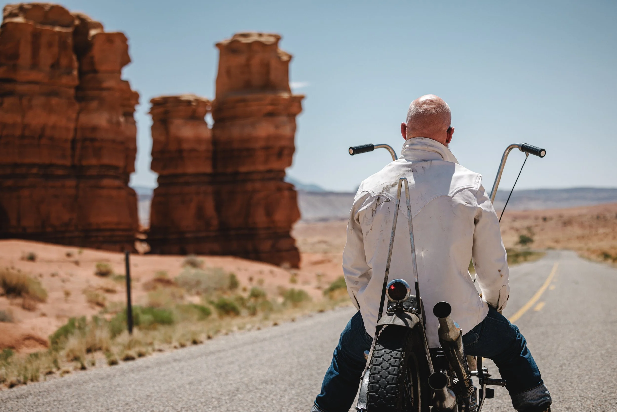 Black Bear Brand - Spirit Bear, GHOST White Western... Horween Horsehide Jacket