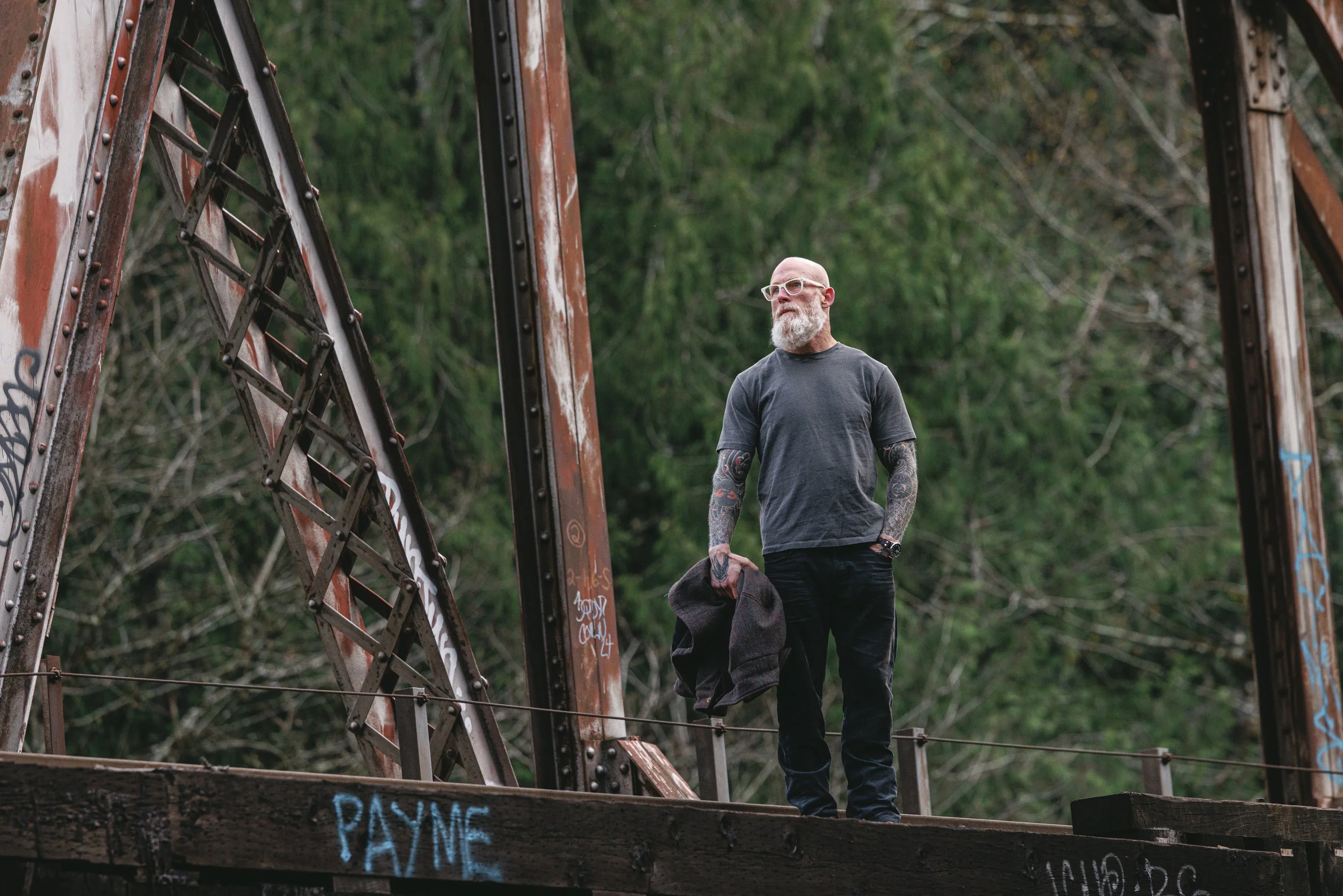 Black Bear Brand HEAVIEST Charcoal ~ The Ultimate HEAVY Tee