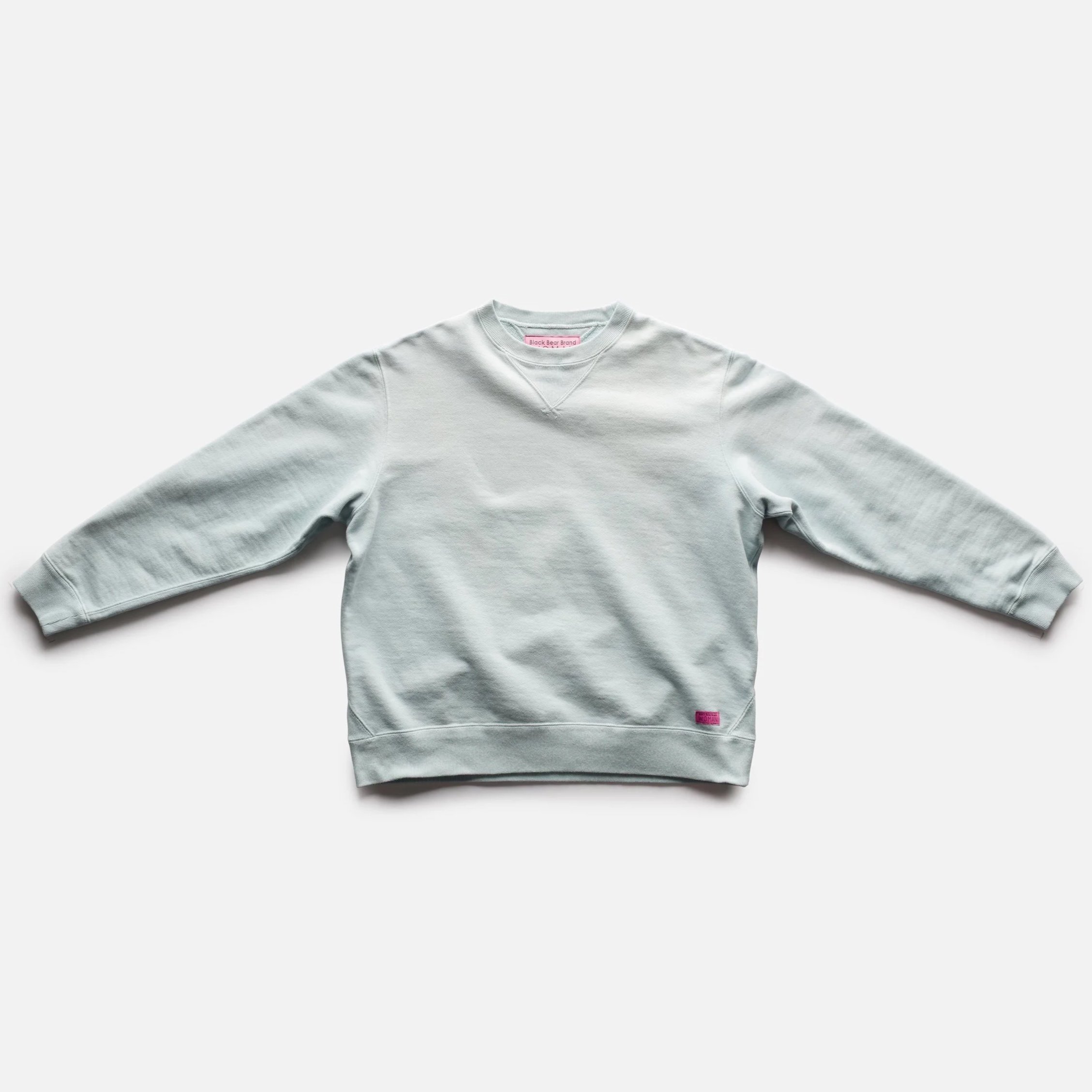 Black Bear Brand WOMAN - Sun Dyed French Terry Crew (Baby Blue)