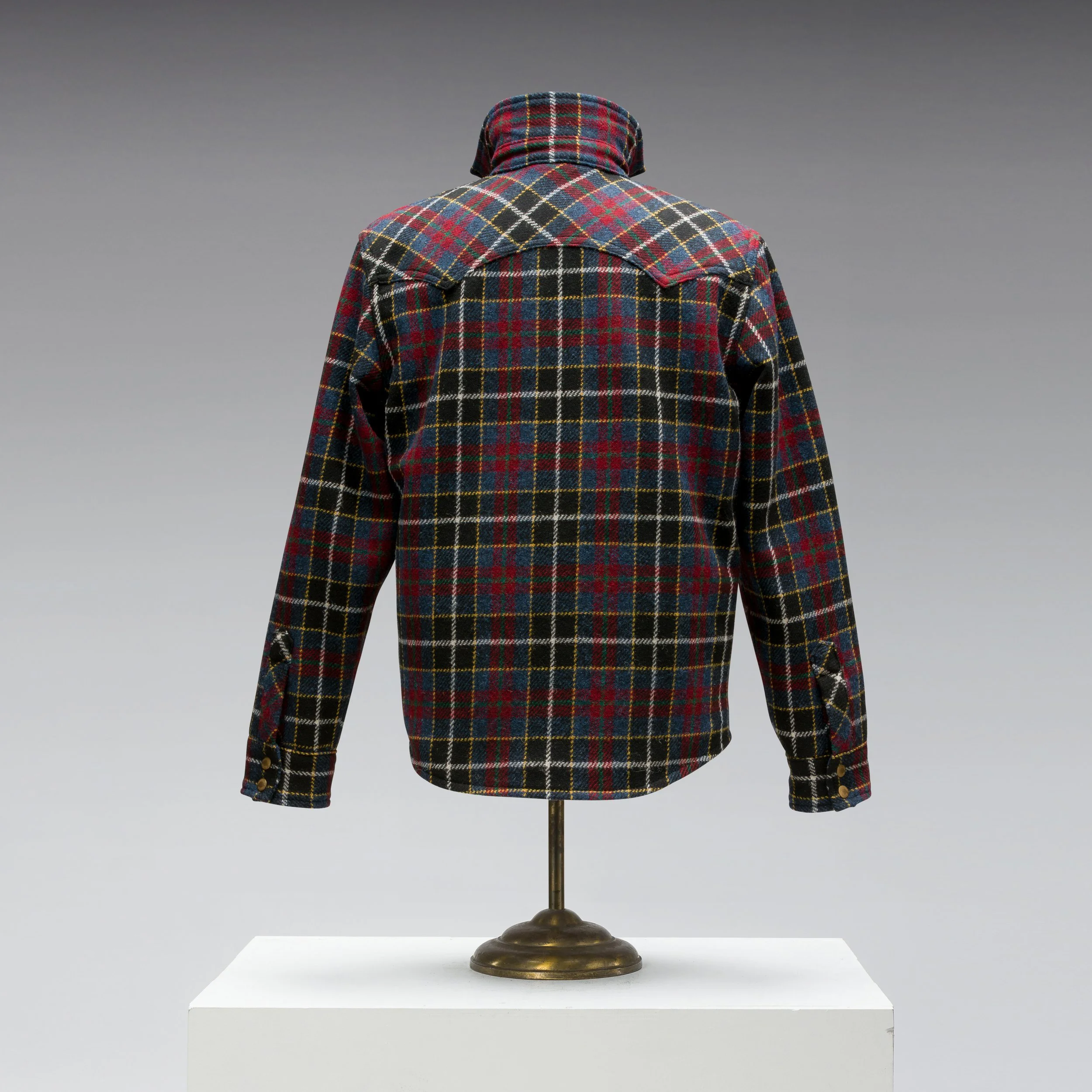 Black Bear Brand Harris Tweed Midnight Glen Tartan WOOL Western Jacket