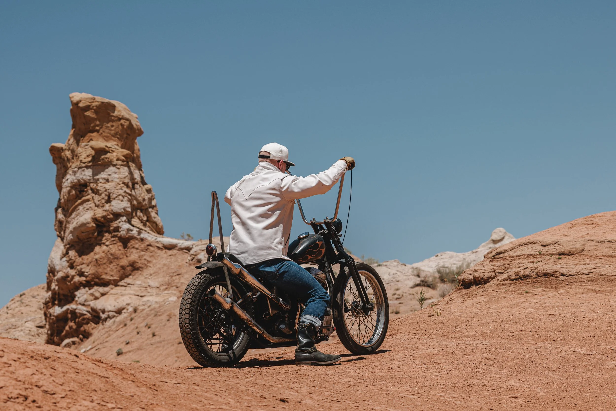 Black Bear Brand - Spirit Bear, GHOST White Western... Horween Horsehide Jacket