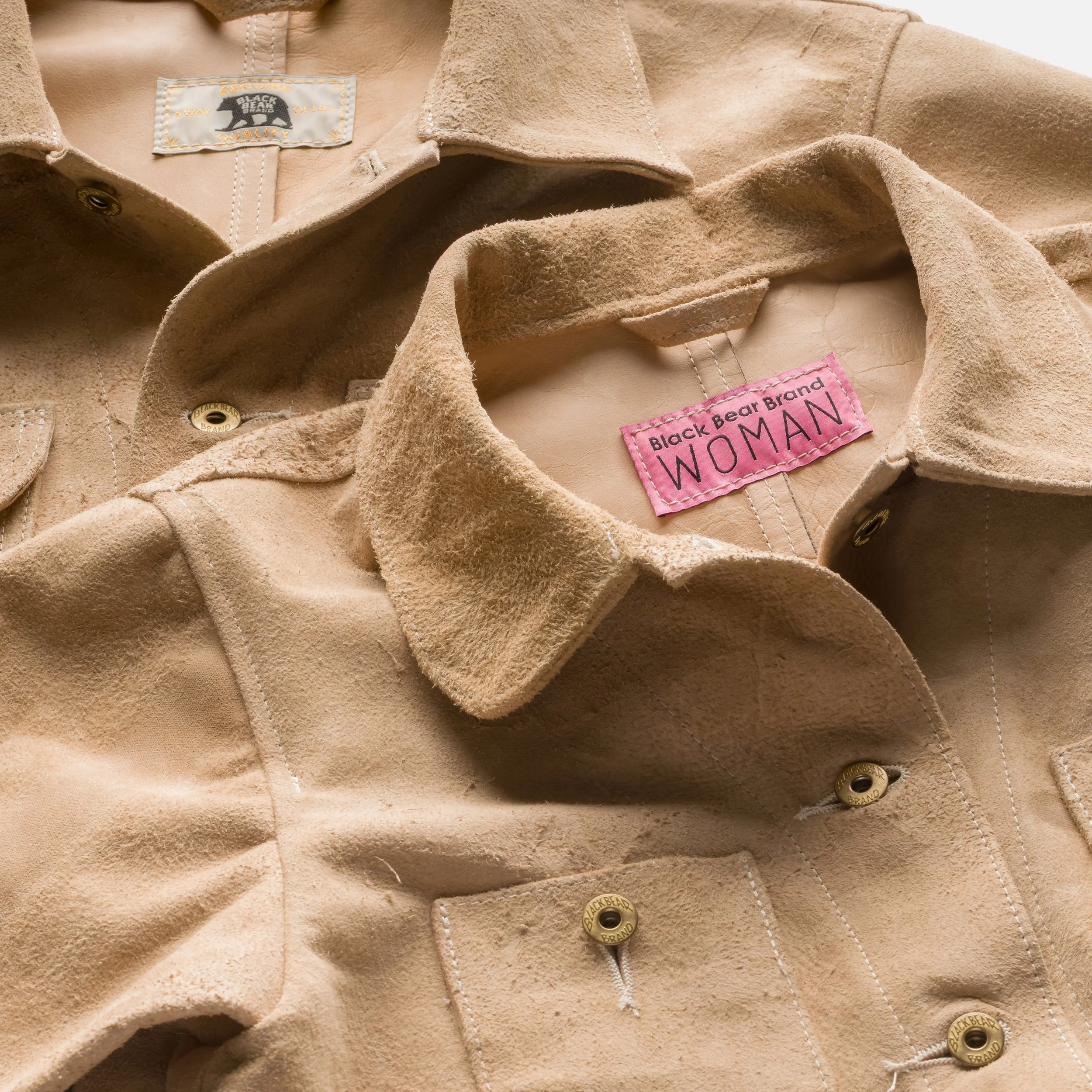 WOMAN - IVORY ROUGH-OUT Chore Coat (the his & her chore collection)