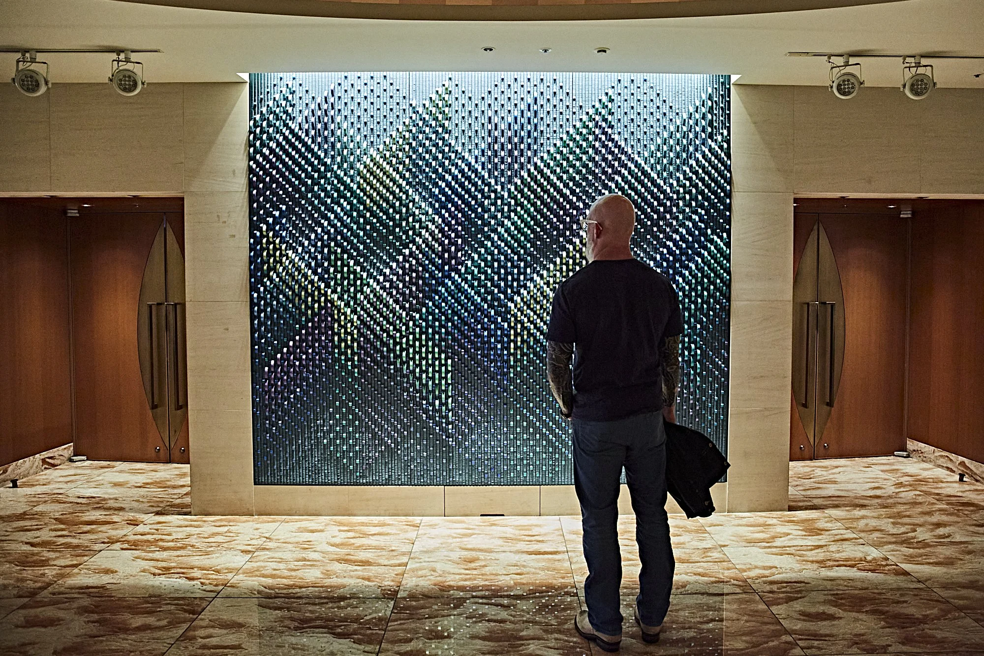 Black Bear Brand OCEAN Blue Distressed Corduroy