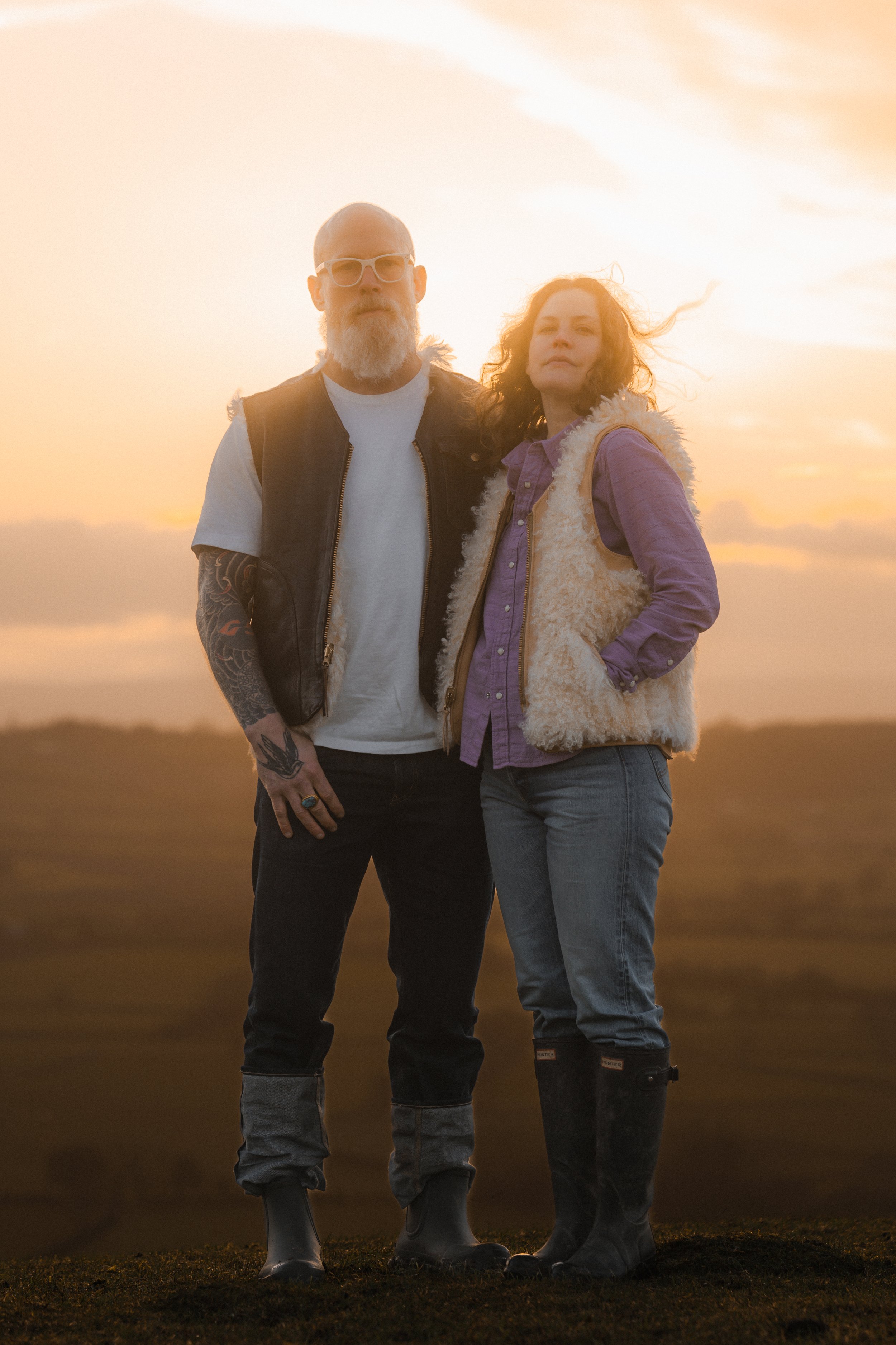 Black Bear Brand WOMAN - Long Curl Lambskin & Horween Horsehide... reversible