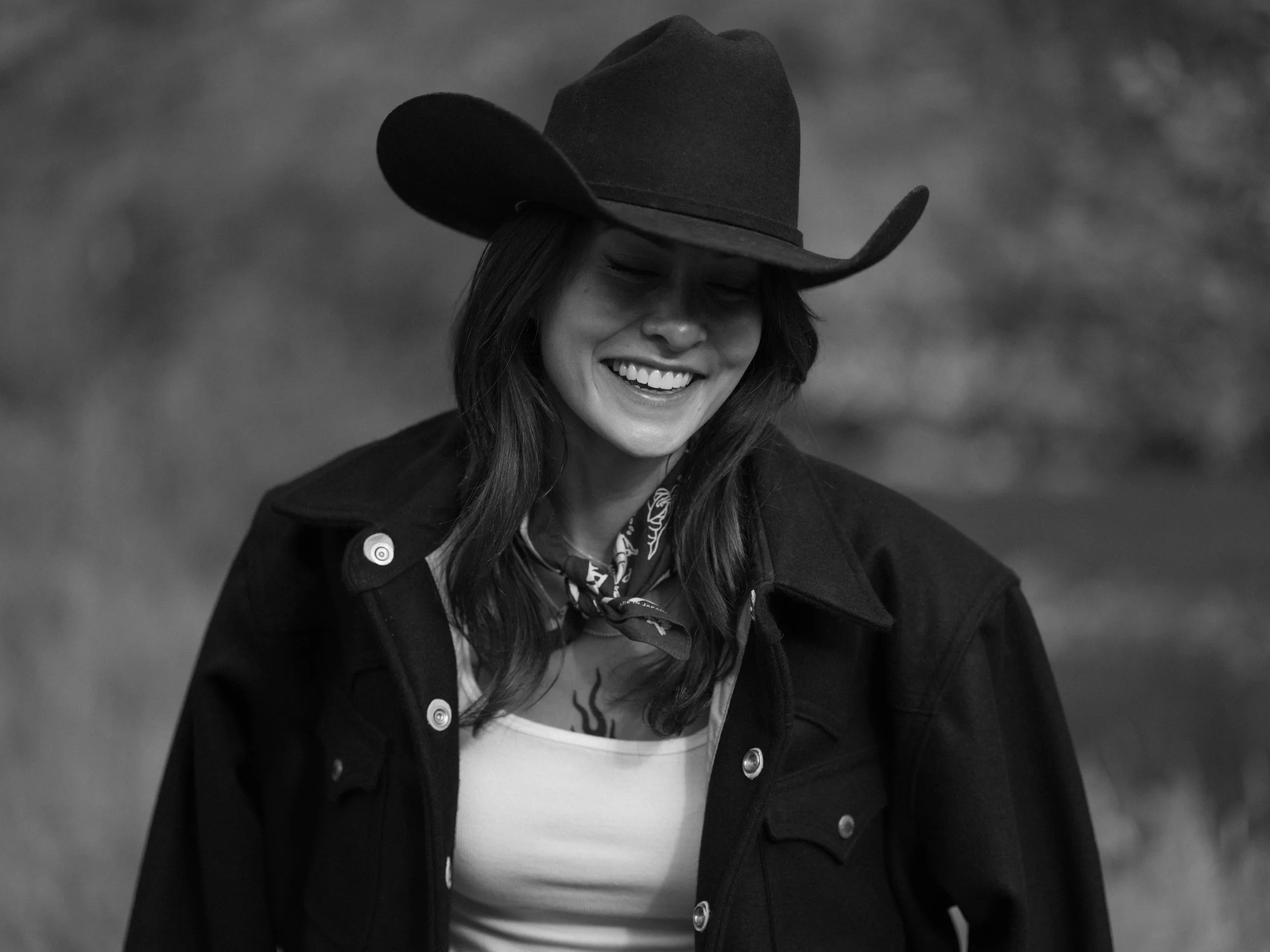 Black Bear Brand - BLACK Melton Western Jacket