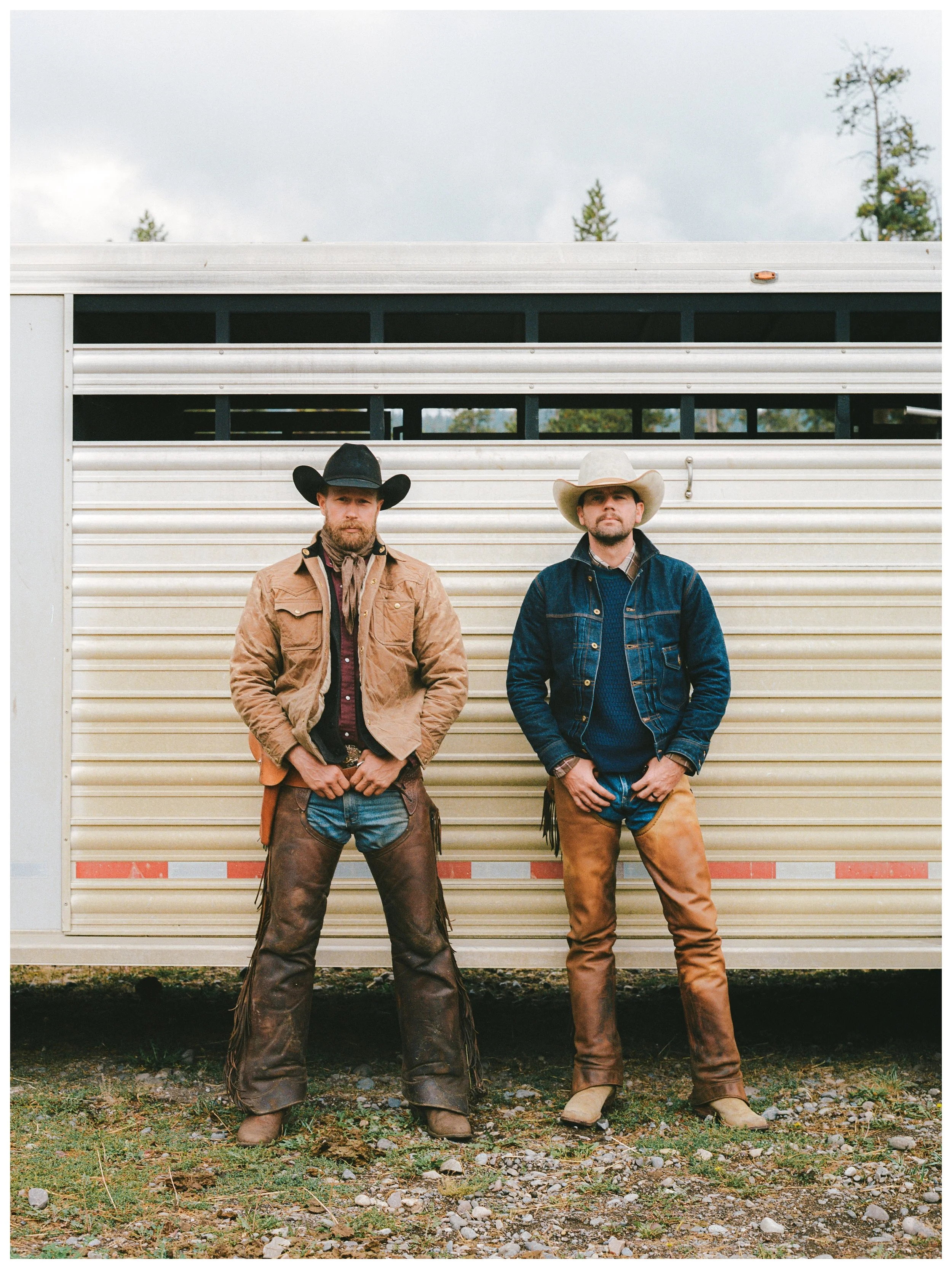 Black Bear Brand cowboys denim and wax canvas.jpeg