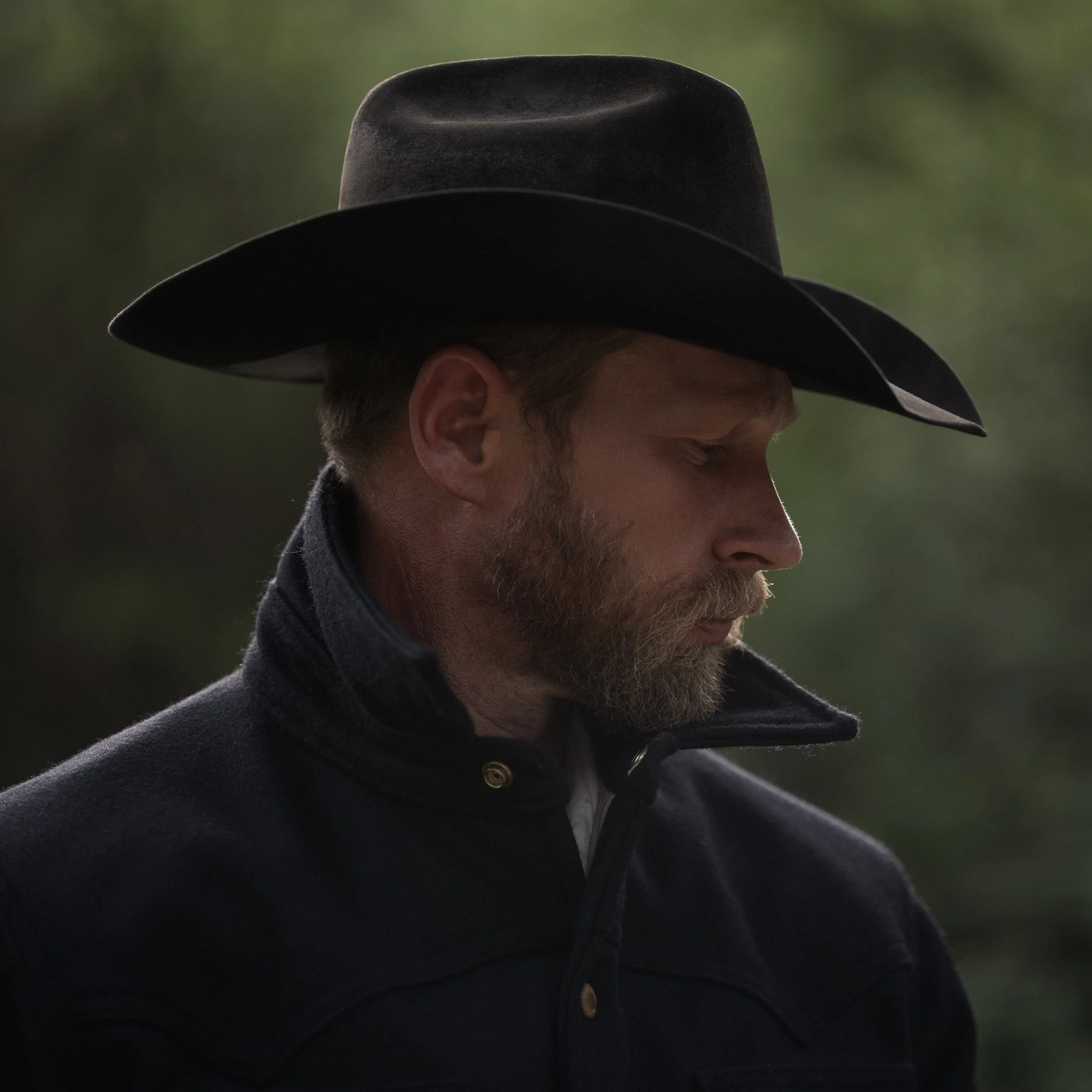 Black Bear Brand - BLACK Melton Western Jacket