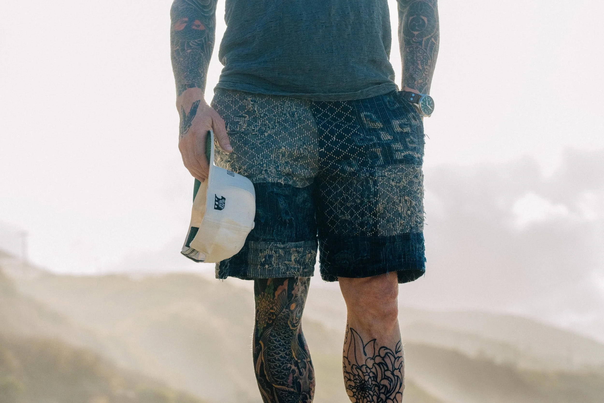 Black Bear Brand BORO Kung Fu Lounge Shorts