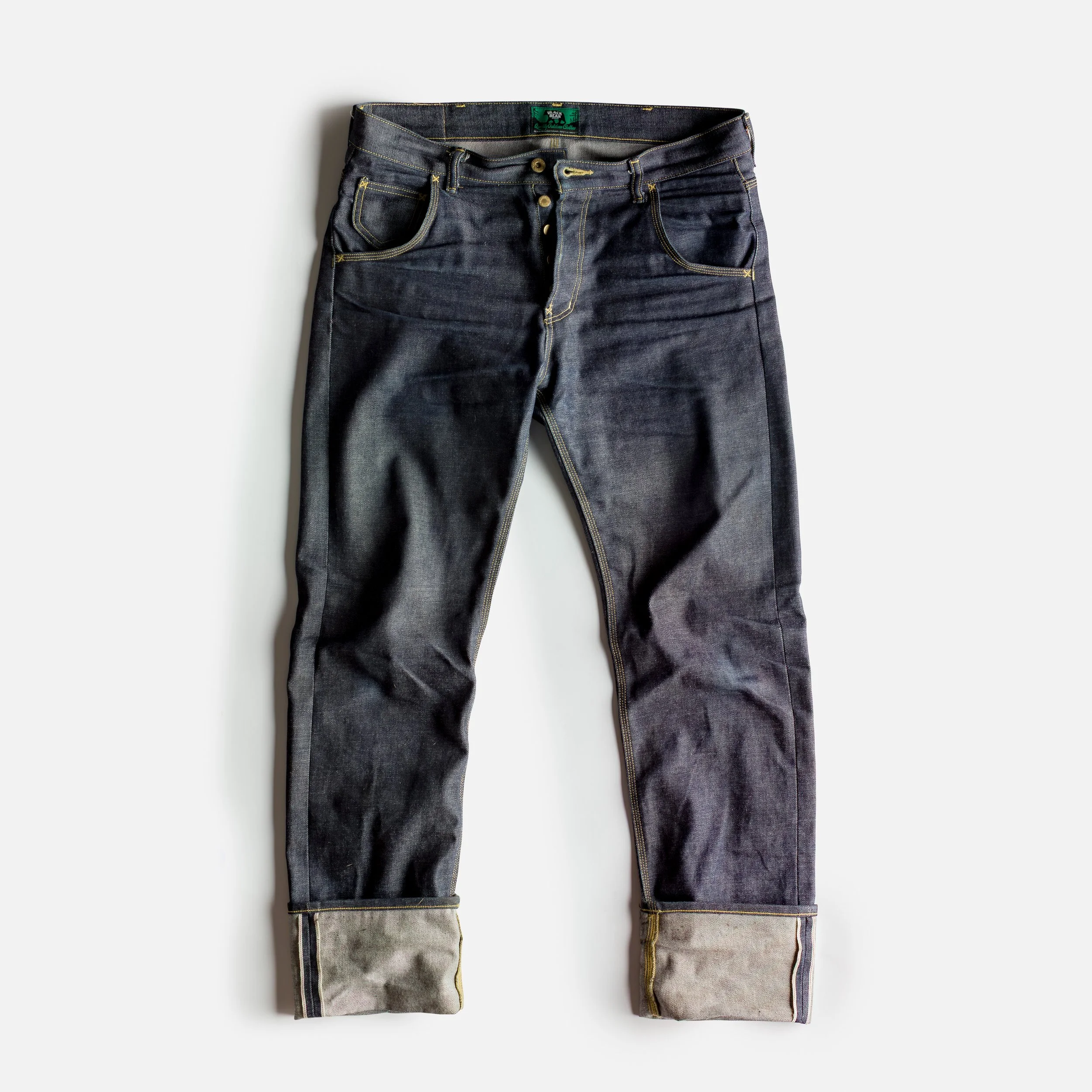Limited Edition Black Bear Brand - HEAVEY button fly Cowboy Jeans
