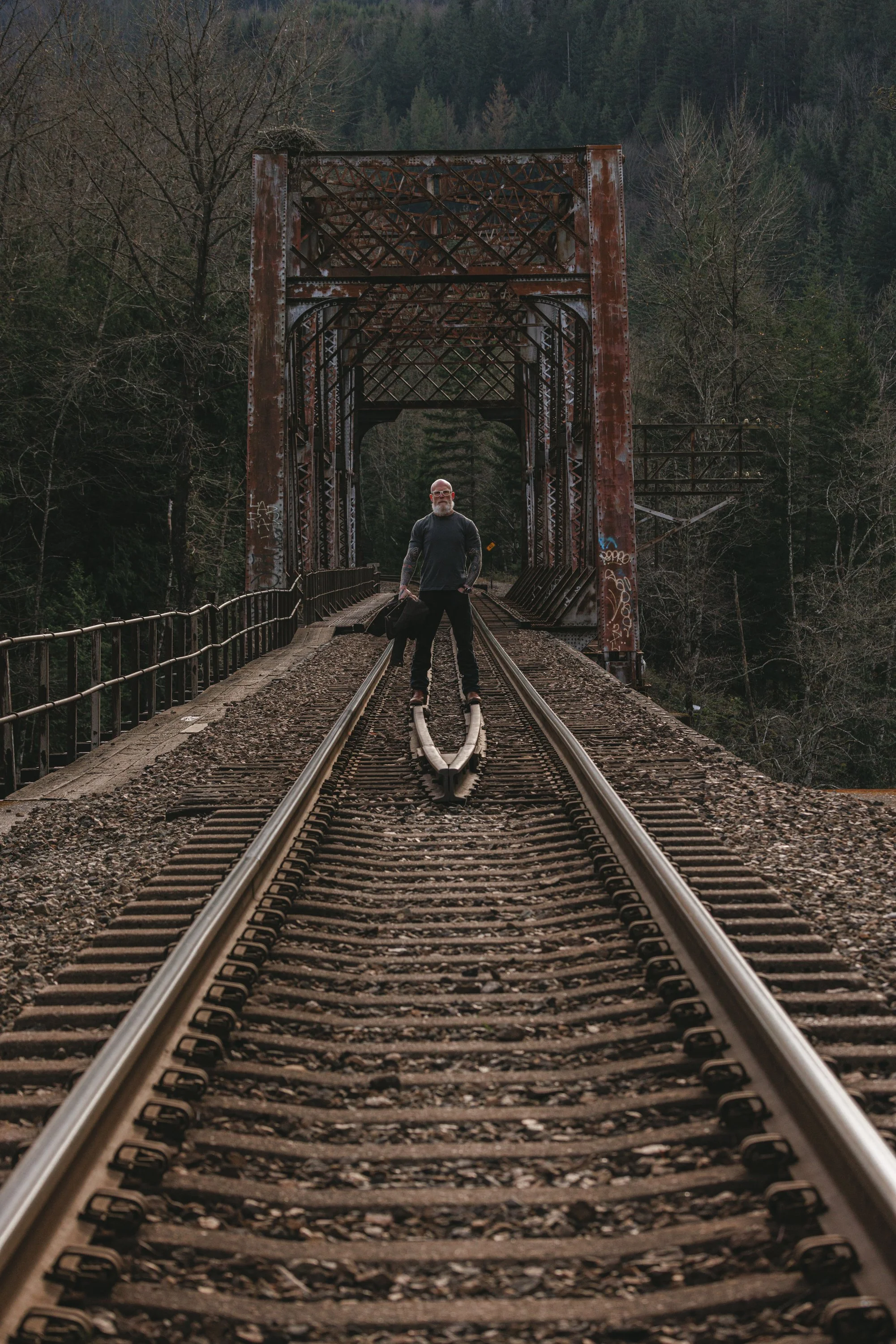 Black Bear Brand - Harris Tweed STONEWALL Western Wool Coat
