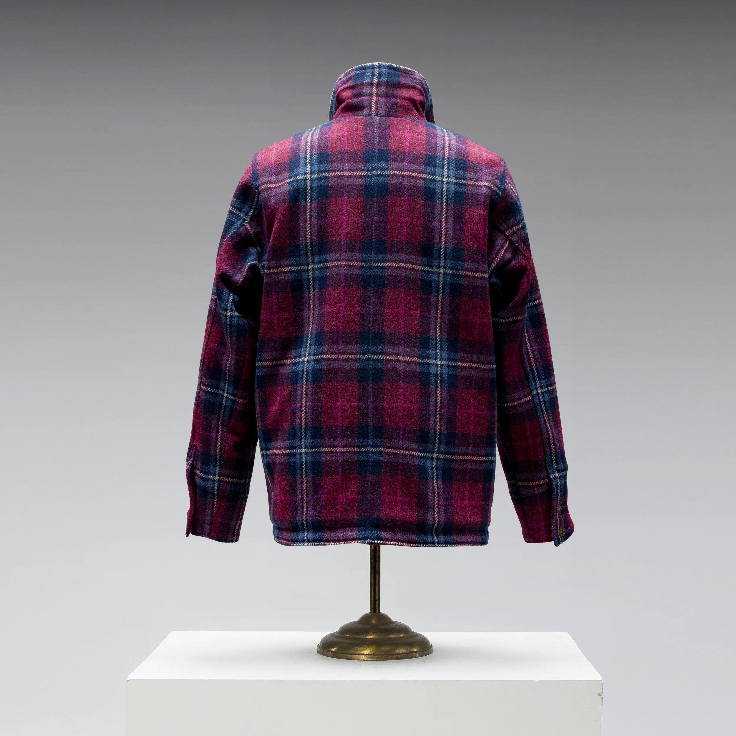 Black Bear Brand ULTIMATE WOOL Chore Coat - WILDFLOWER Harris Tweed studio photo