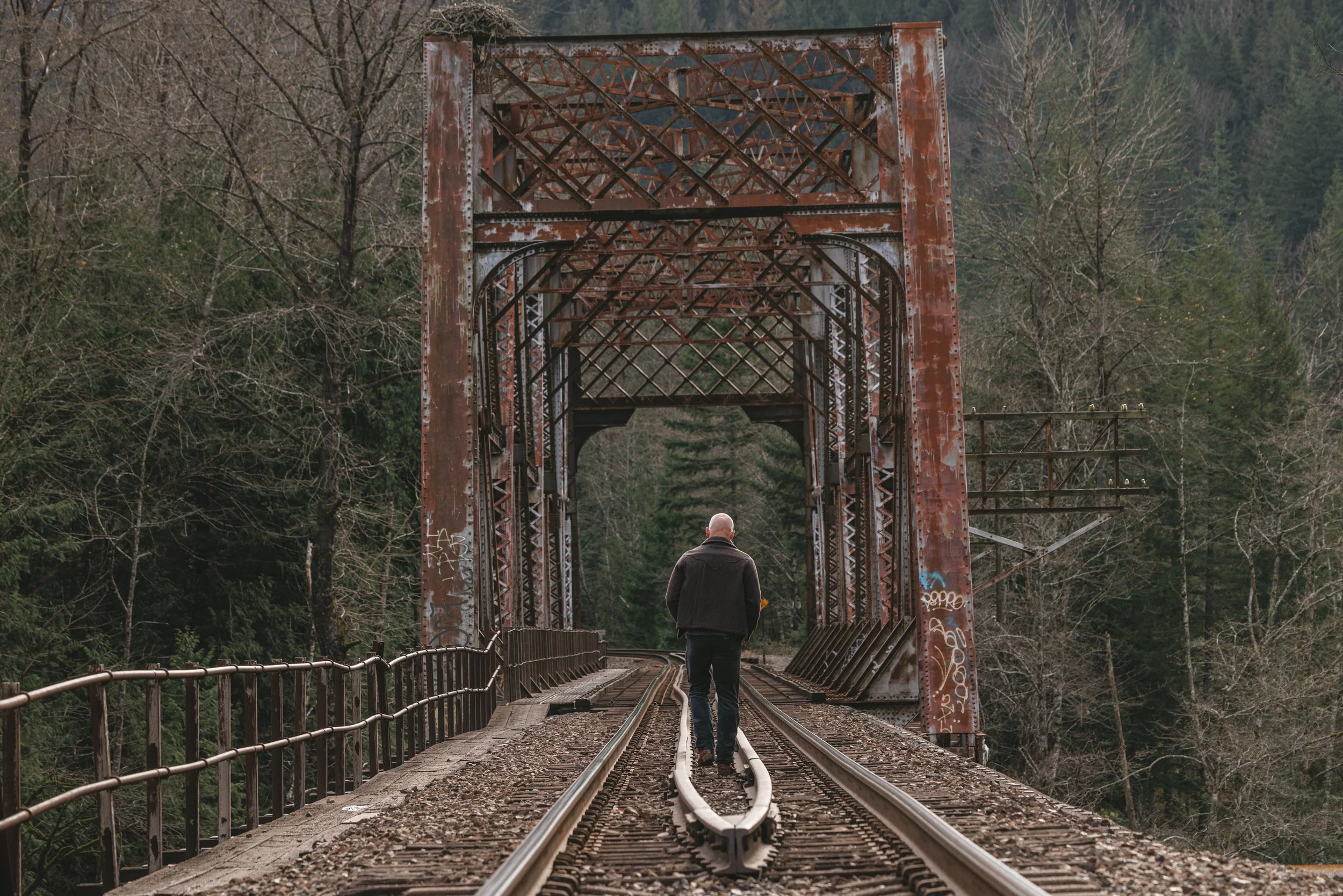 Black Bear Brand - Harris Tweed STONEWALL Western Wool Coat