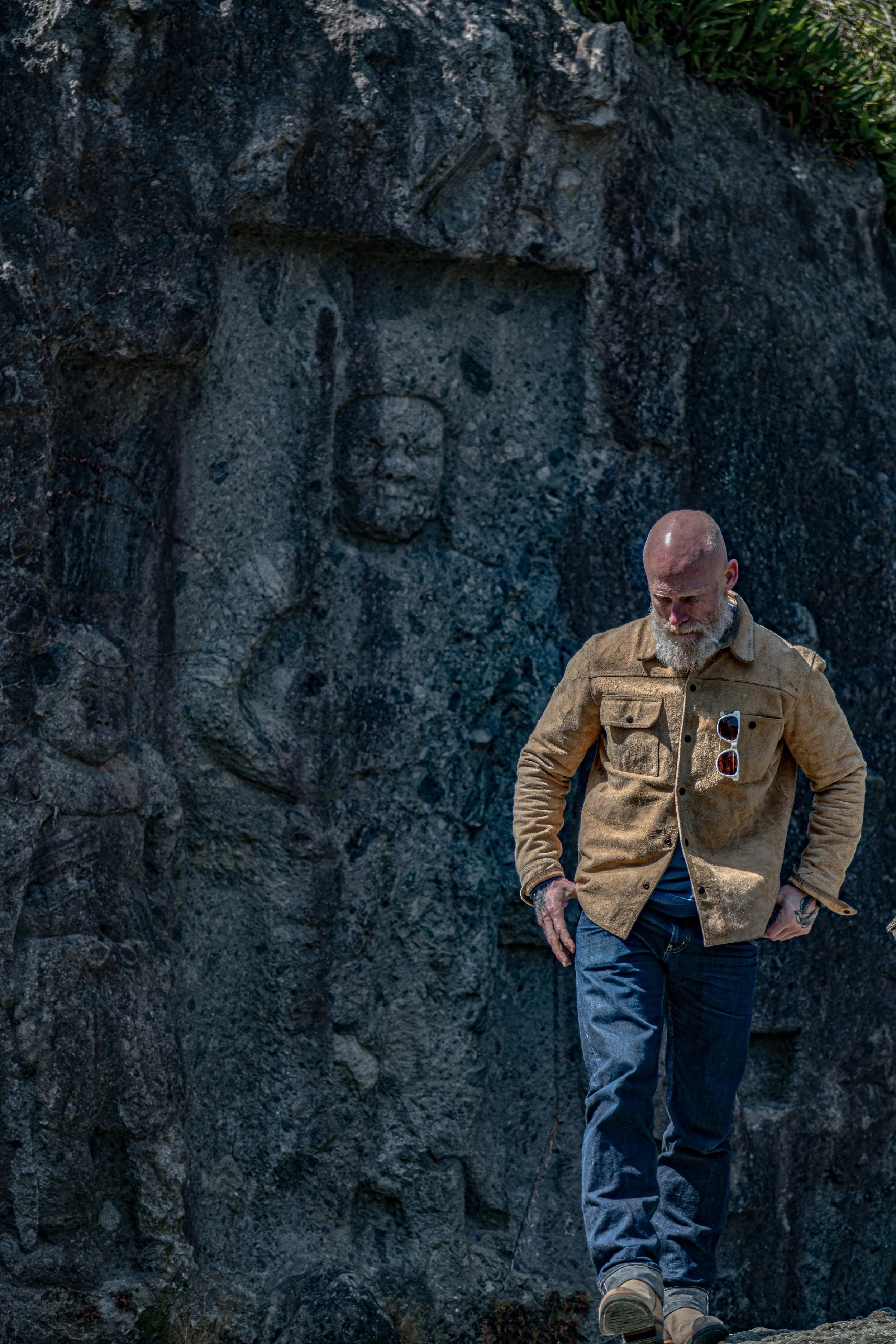 Black Bear Brand Rough-RIDER Natural Horsehide RoughOut Western OVER-Shirt