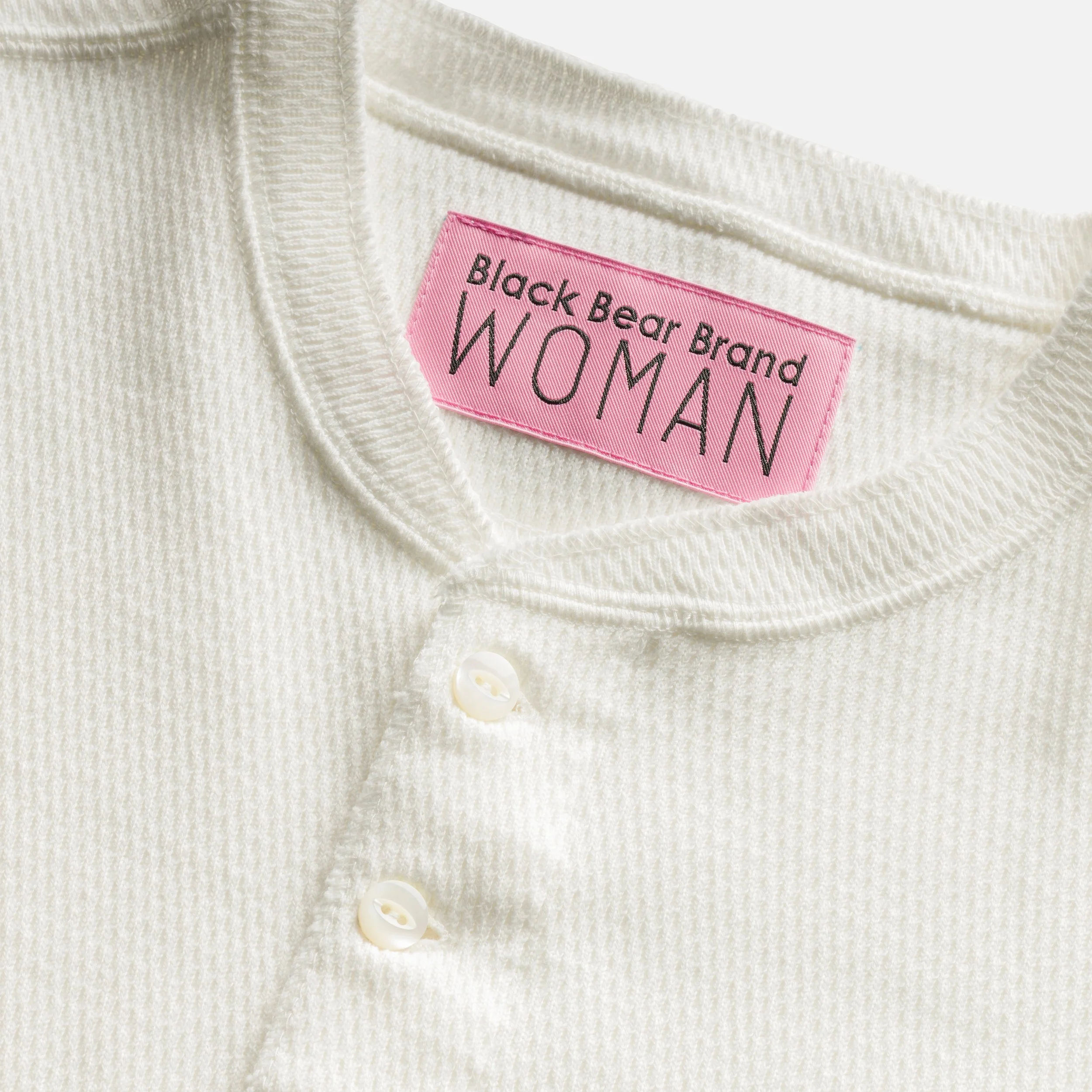 Black Bear Brand WOMAN - Japanese Cotton Thermal Henleys